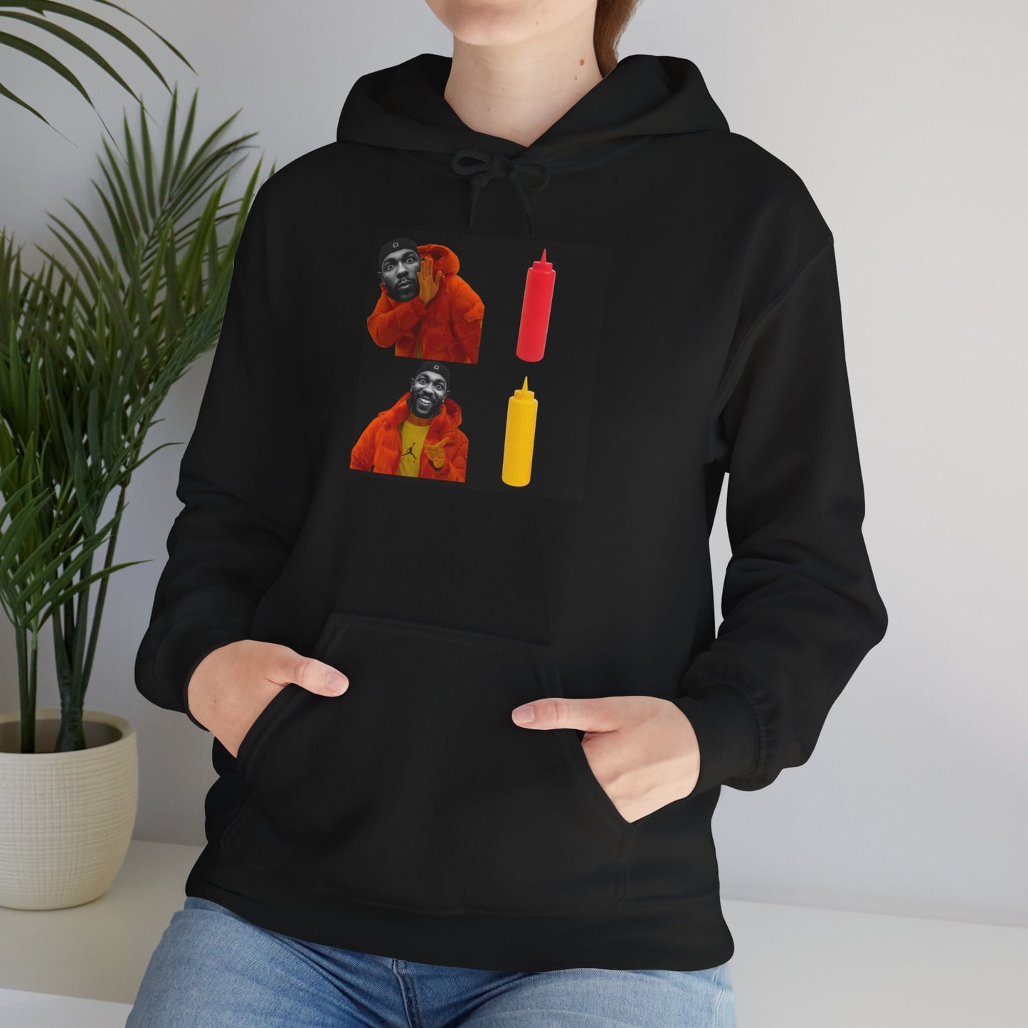 Kendrick Lamar Mustard Drake Meme - Hooded Sweatshirt