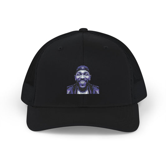 Kendrick Lamar Meme Face Mustard - Embroidered Snapback Cap
