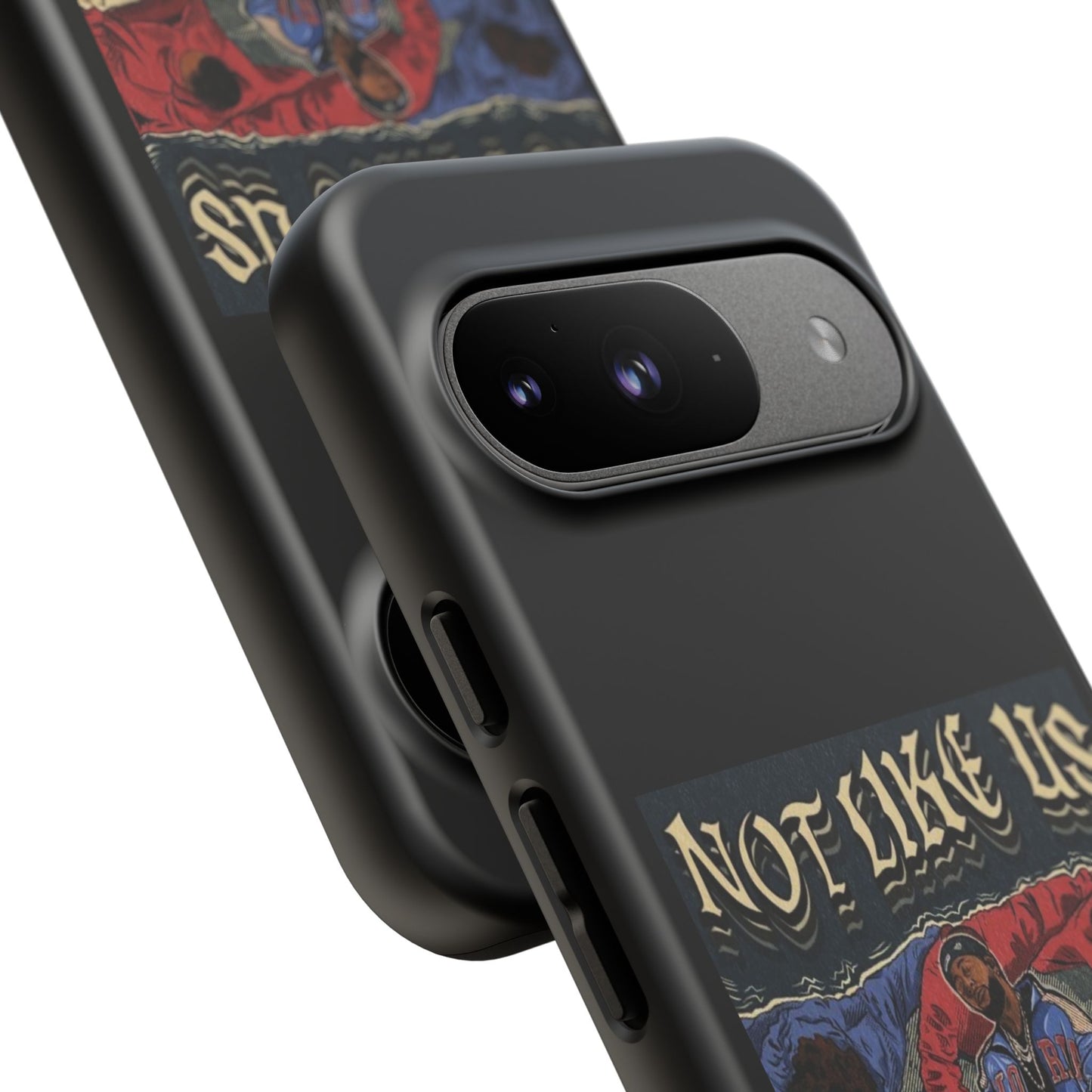 Kendrick Lamar "Not Like Us" Comic Book Cover Tough Phone Case – Hip Hop Art, Shockproof Dual-Layer Protection