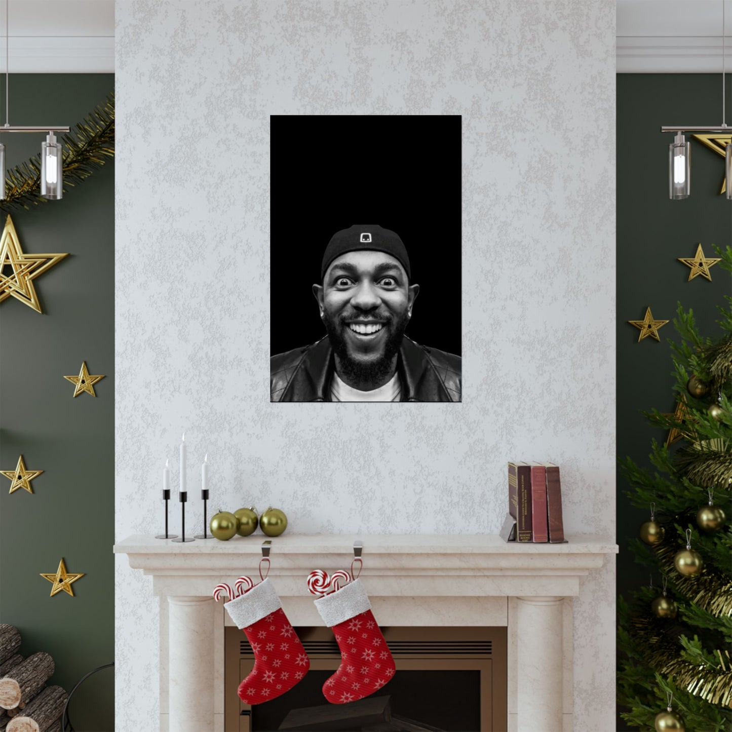 Kendrick Lamar Meme Face Mustard - Matte Posters