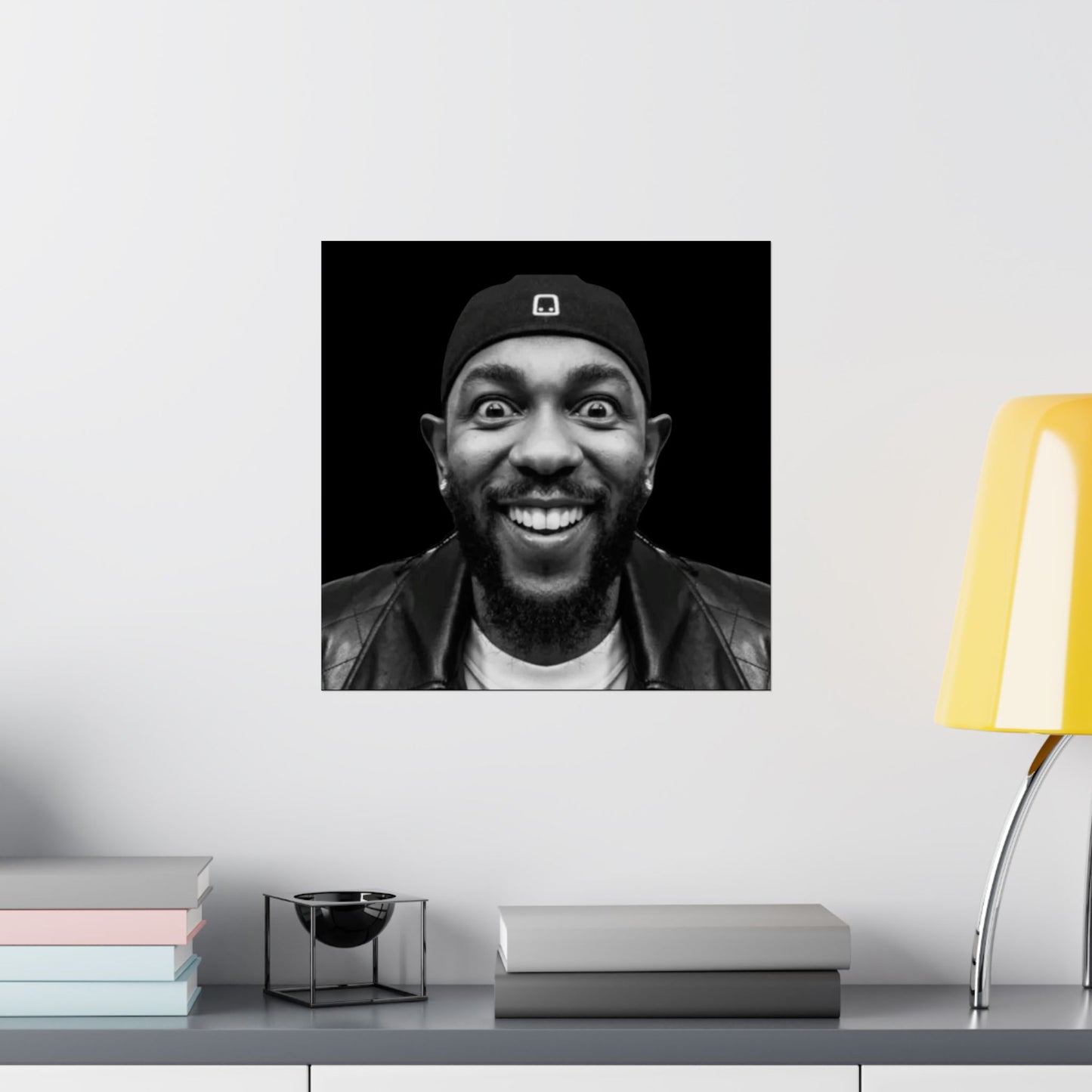 Kendrick Lamar Meme Face Mustard - Matte Posters