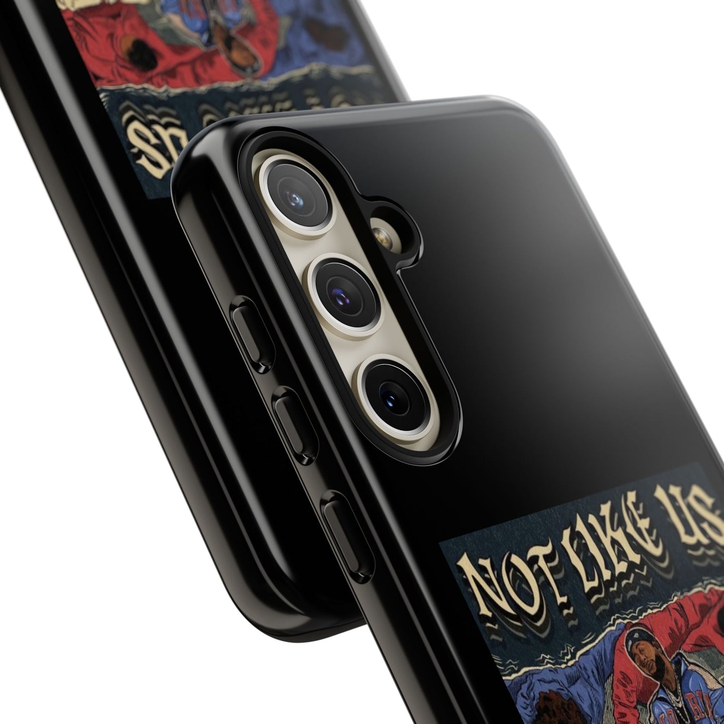 Kendrick Lamar "Not Like Us" Comic Book Cover Tough Phone Case – Hip Hop Art, Shockproof Dual-Layer Protection