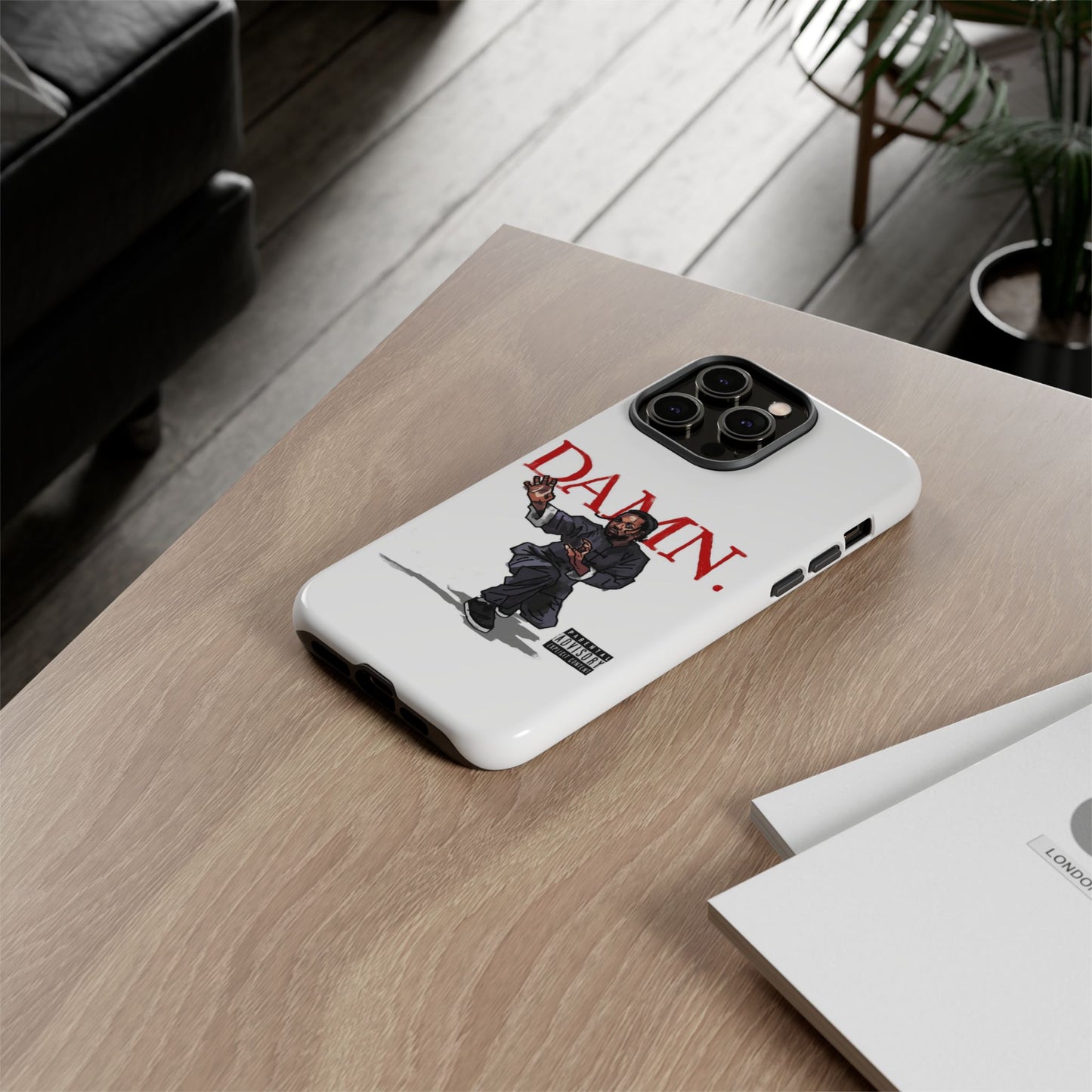 Kendrick Lamar “Kung Fu Kenny” DAMN Album Tough Phone Case – Shockproof Dual Layer Cover