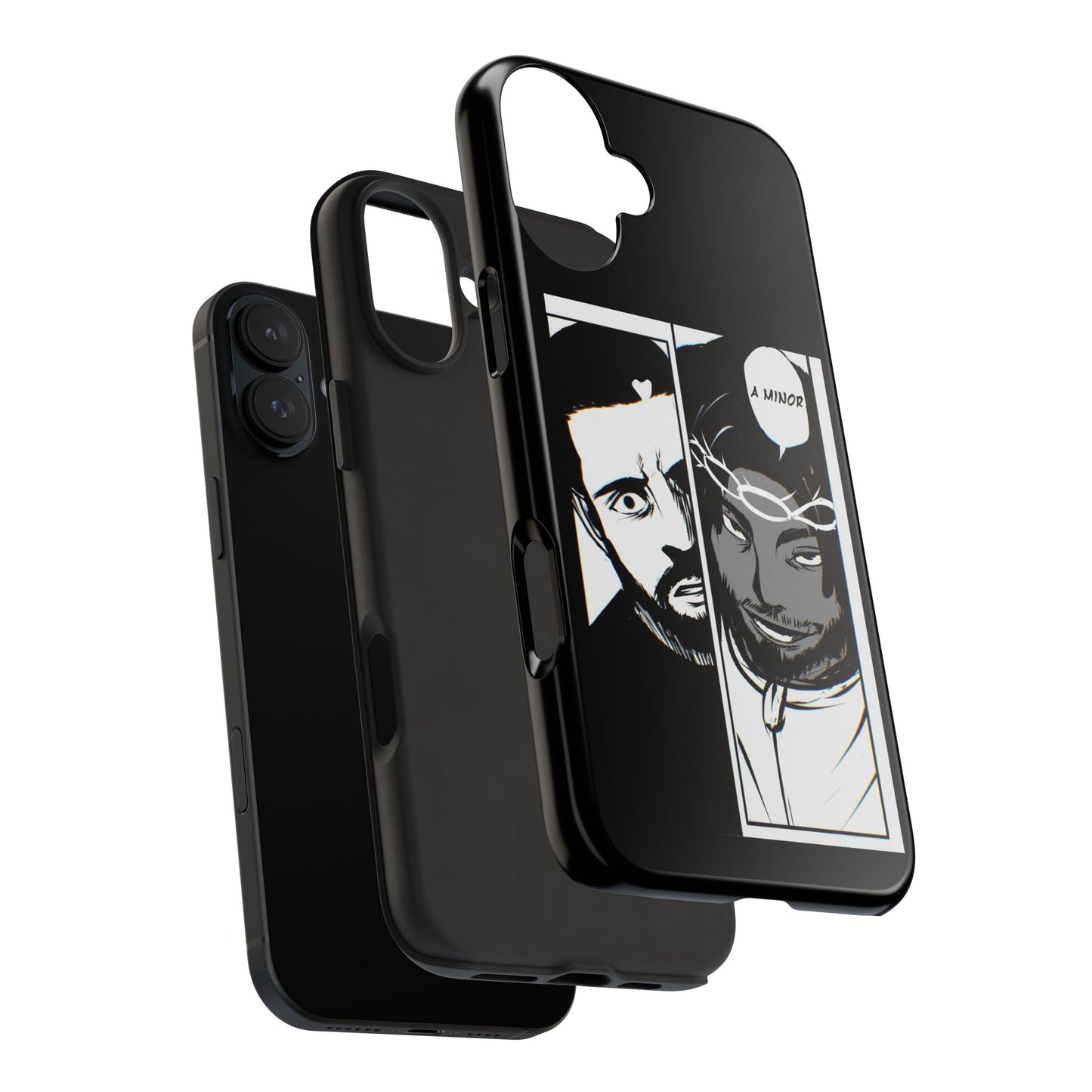 Kendrick Lamar Drake Anime Battle - Phone Case
