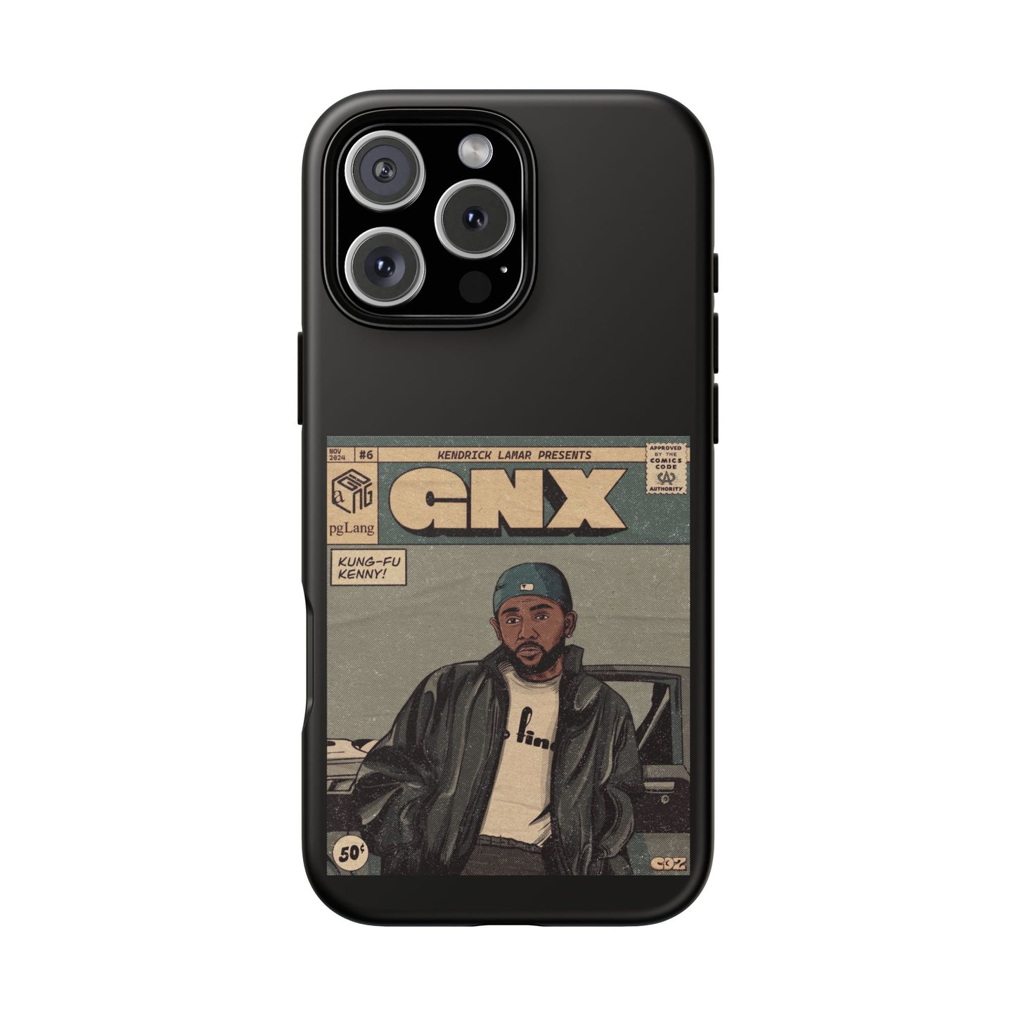 Kendrick Lamar "GNX" Comic Book Phone Case – Tough Shockproof Cover for iPhone, Samsung, & More