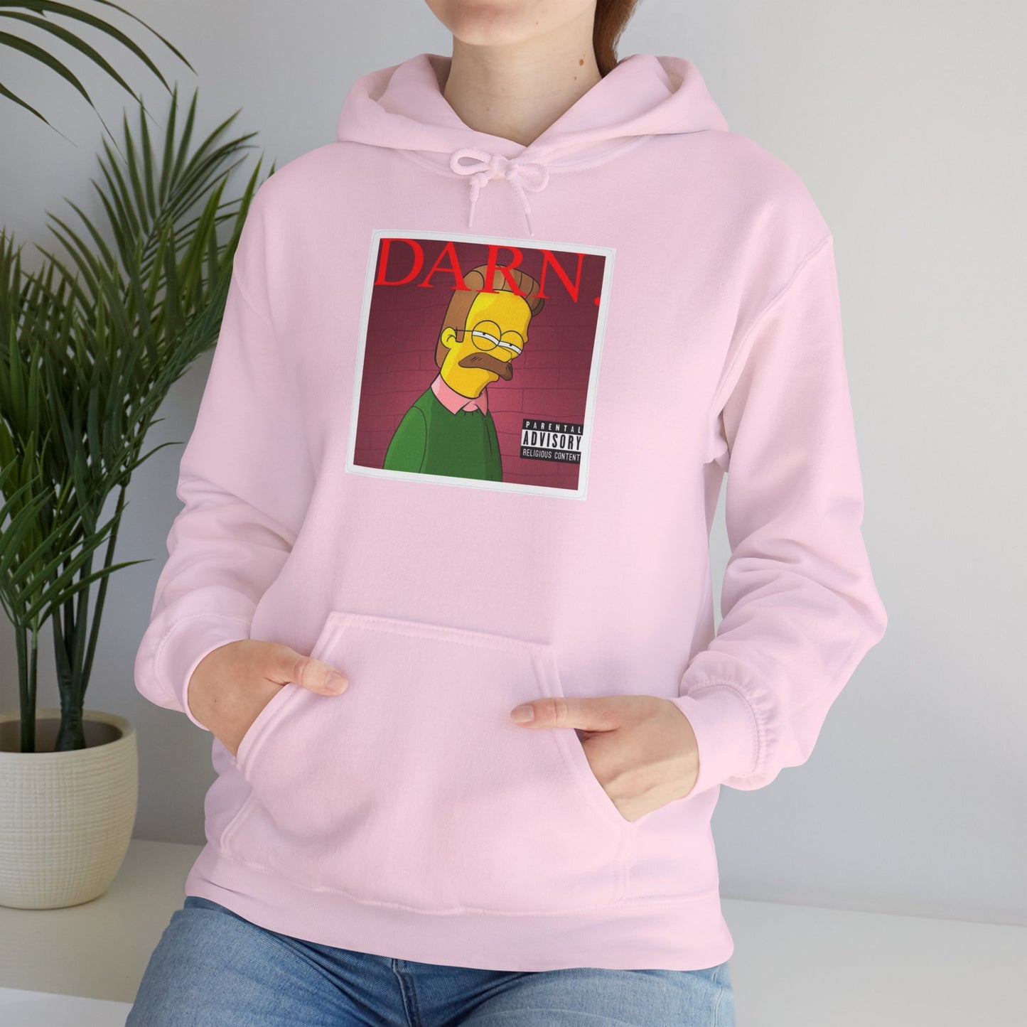 Kendrick Lamar X Simpsons "DARN" Ned Flanders Mashup Hoodie – Funny Rap Streetwear