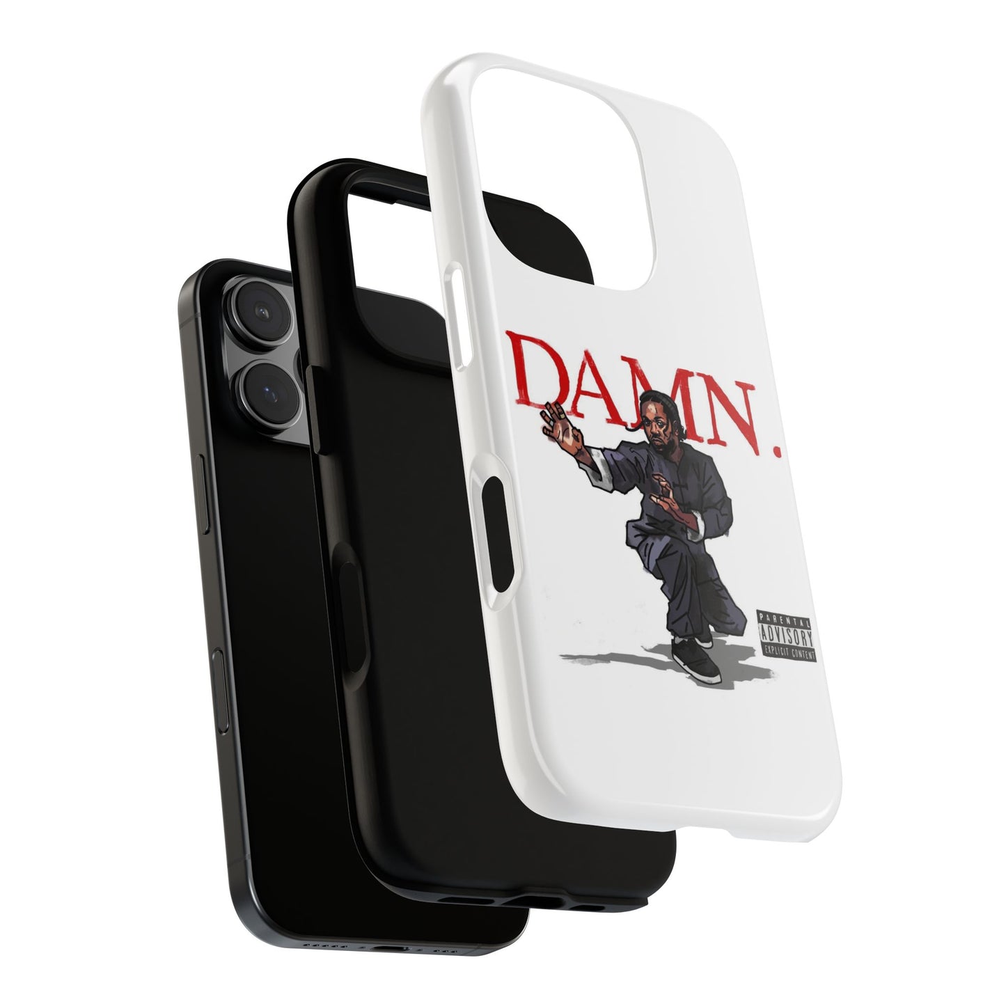 Kendrick Lamar “Kung Fu Kenny” DAMN Album Tough Phone Case – Shockproof Dual Layer Cover