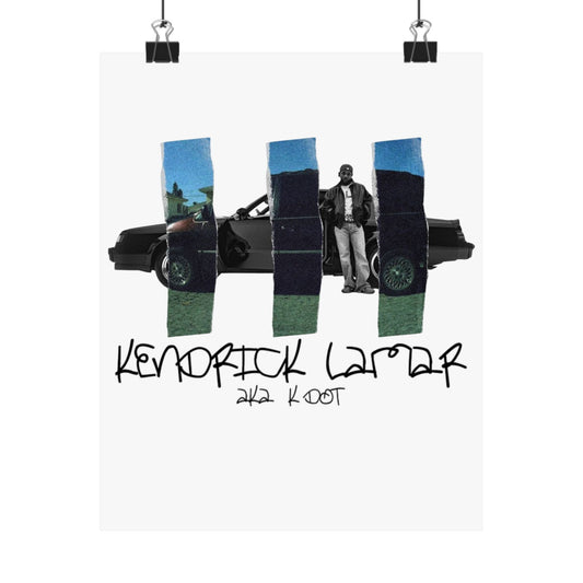 Kendrick Lamar GNX + Good Kid, m.A.A.d City Mashup Poster, Matte – Rap Wall Art, Hip-Hop Home Decor, Urban Music Print, Gift for Fan