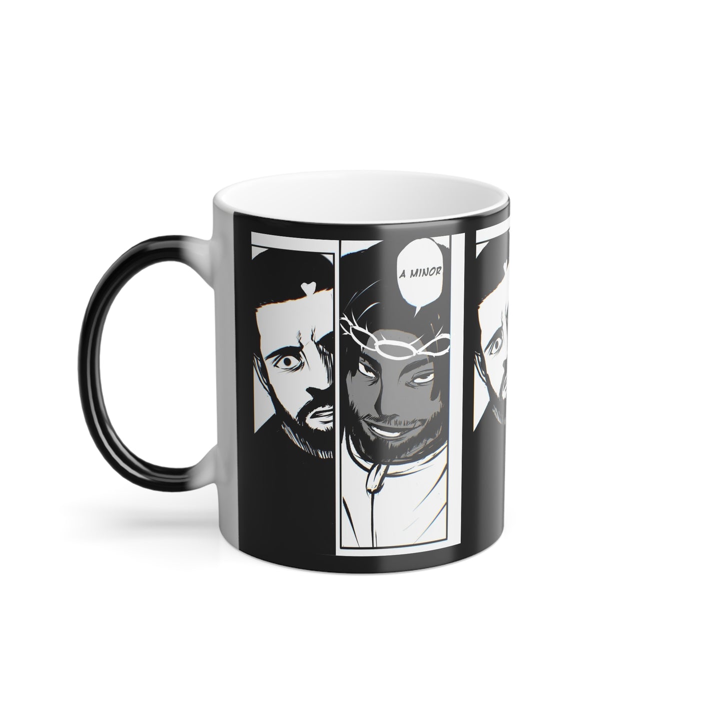 Kendrick Lamar Drake Anime Battle - Mug/Color Morphing Mug, 11oz