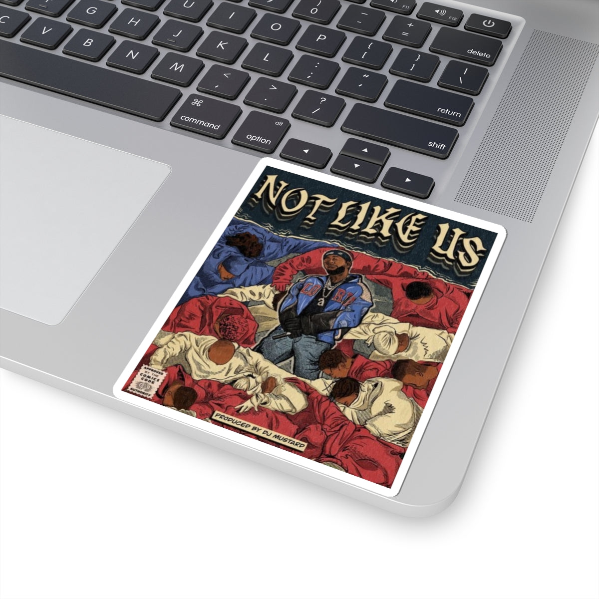 Kendrick Lamar "Not Like Us" Comic Book Cover - Stickers, Kiss-Cut