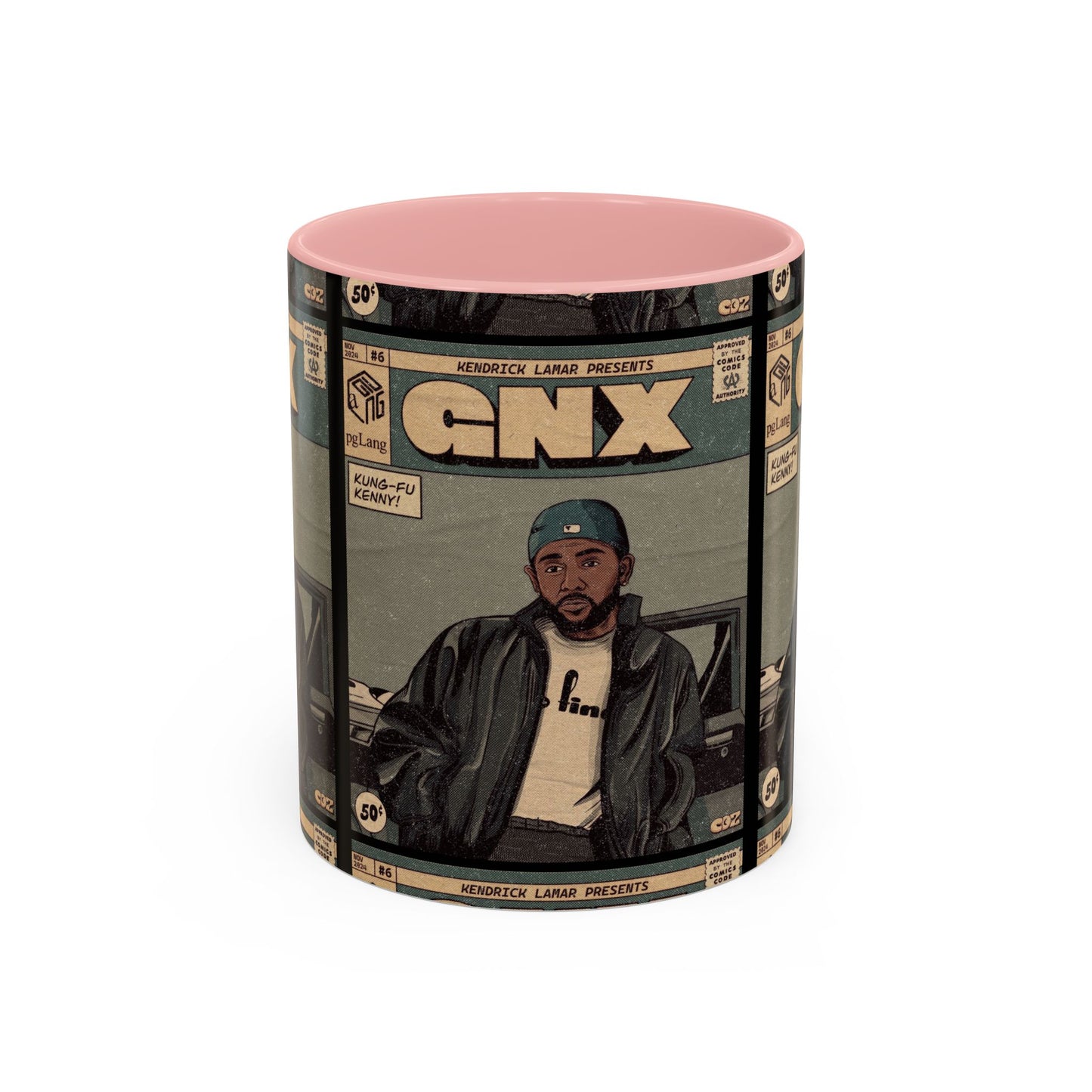 Kendrick Lamar "GNX" Comic Cover Mug – Hip-Hop Art Coffee Cup, Gift for Music Fans