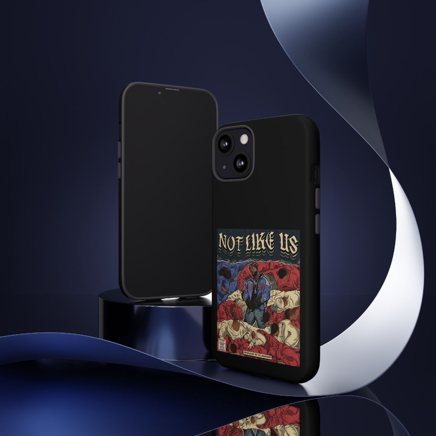 Kendrick Lamar "Not Like Us" Comic Book Cover Tough Phone Case – Hip Hop Art, Shockproof Dual-Layer Protection