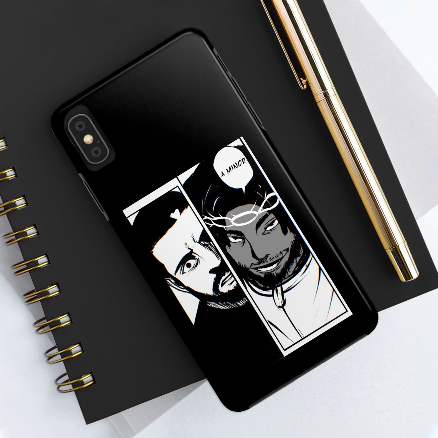 Kendrick Lamar Drake Anime Battle - Phone Case