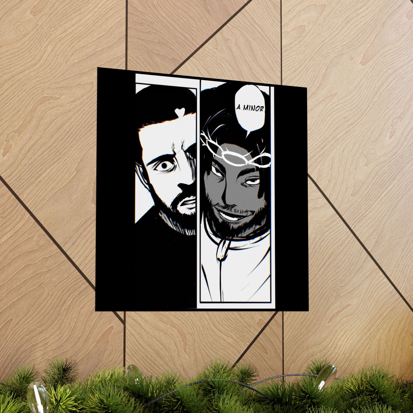Kendrick Lamar Vs Drake Anime Battle - Matte Posters