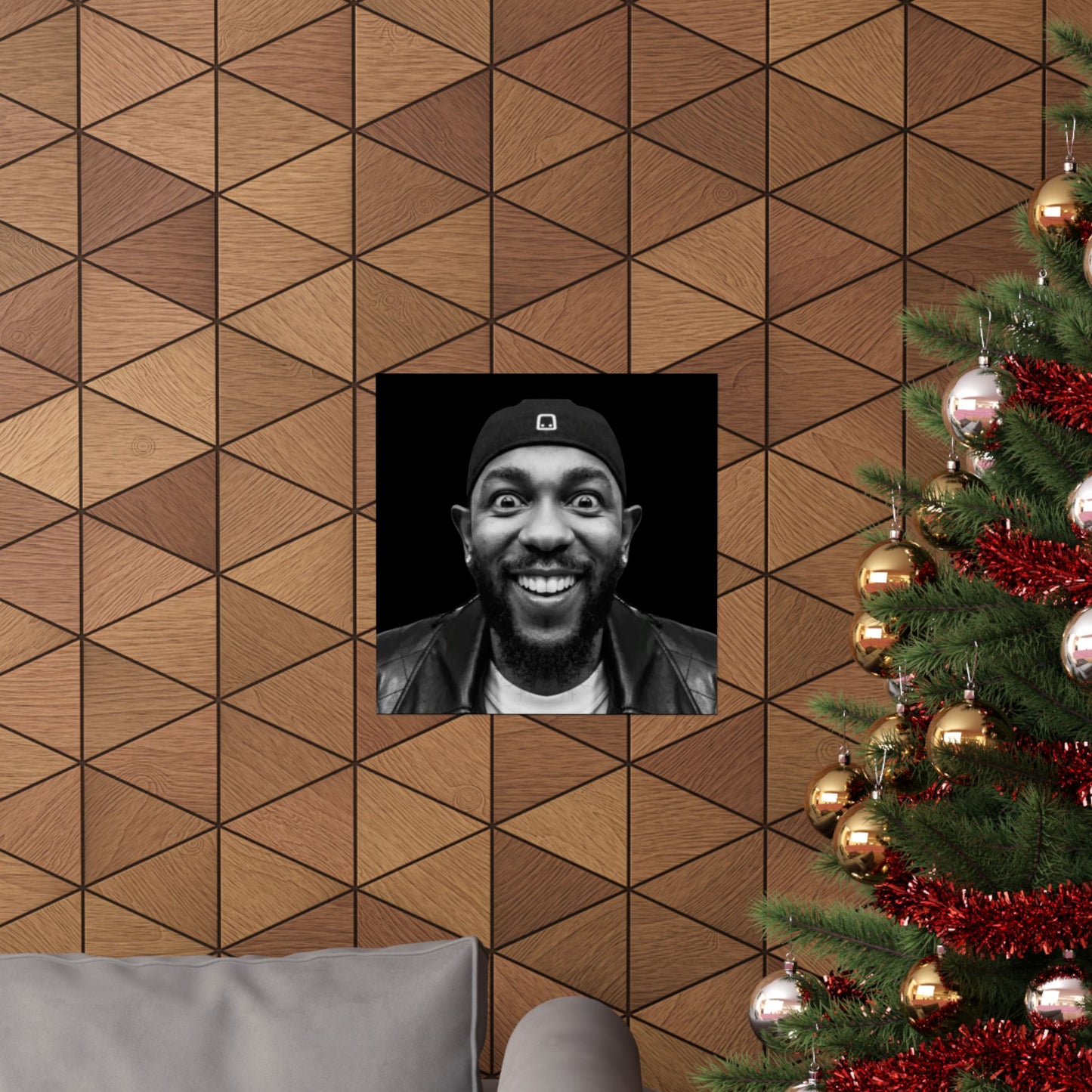 Kendrick Lamar Meme Face Mustard - Matte Posters