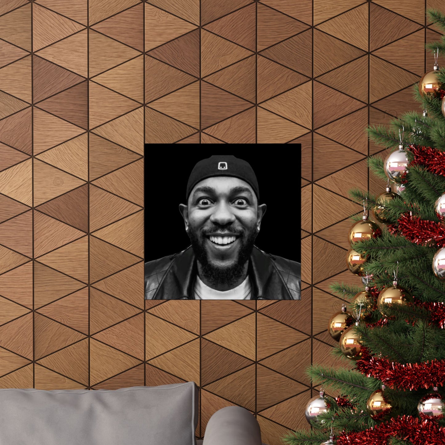 Kendrick Lamar Meme Face Mustard - Matte Posters