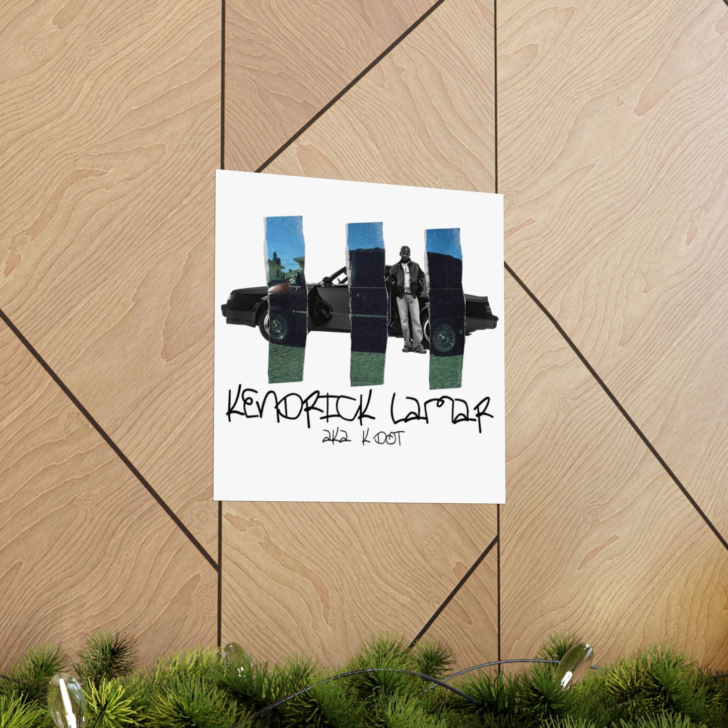 Kendrick Lamar GNX + Good Kid, m.A.A.d City Mashup Poster, Matte – Rap Wall Art, Hip-Hop Home Decor, Urban Music Print, Gift for Fan
