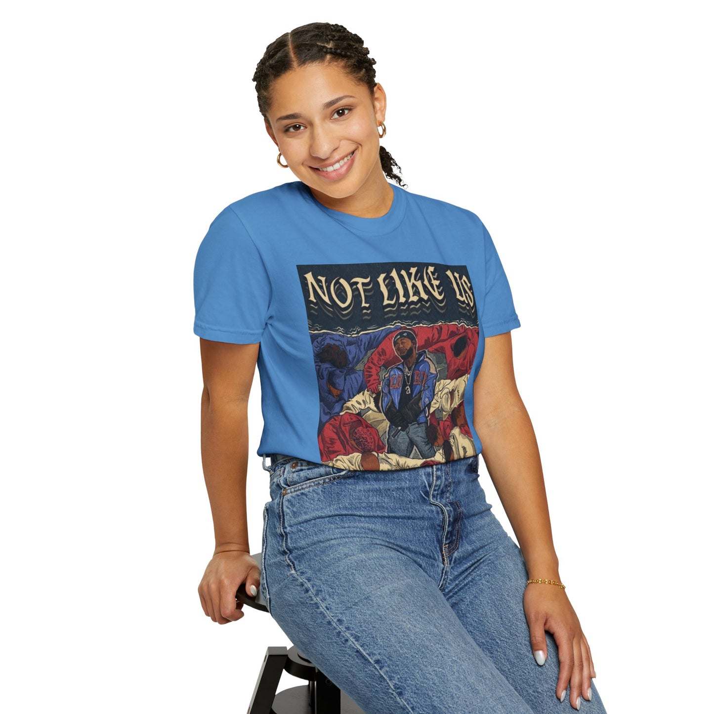 Kendrick Lamar "Not Like Us" Comic Cover - T-shirt