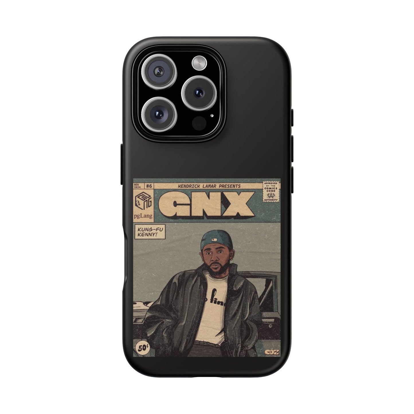 Kendrick Lamar "GNX" Comic Book Phone Case – Tough Shockproof Cover for iPhone, Samsung, & More