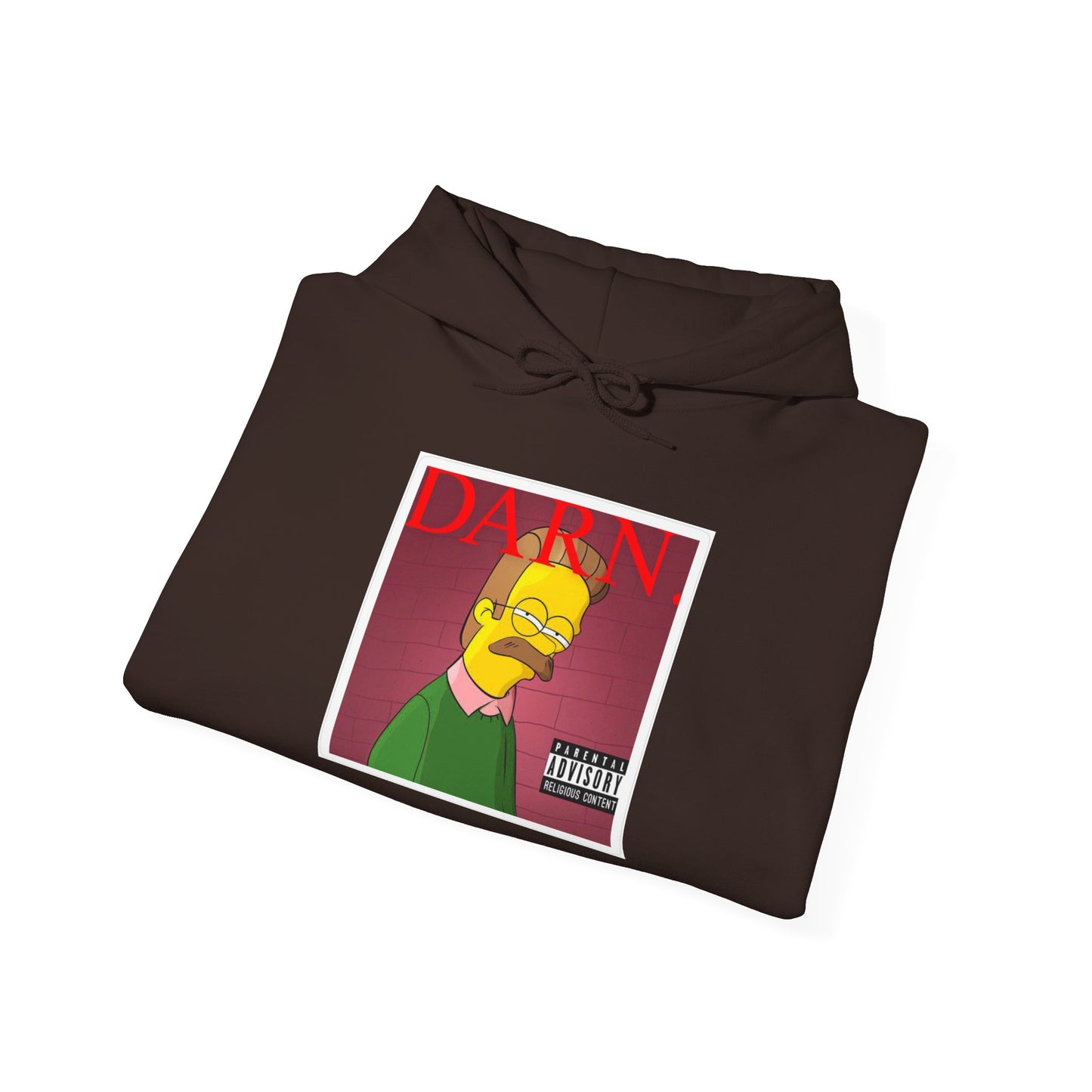 Kendrick Lamar X Simpsons "DARN" Ned Flanders Mashup Hoodie – Funny Rap Streetwear