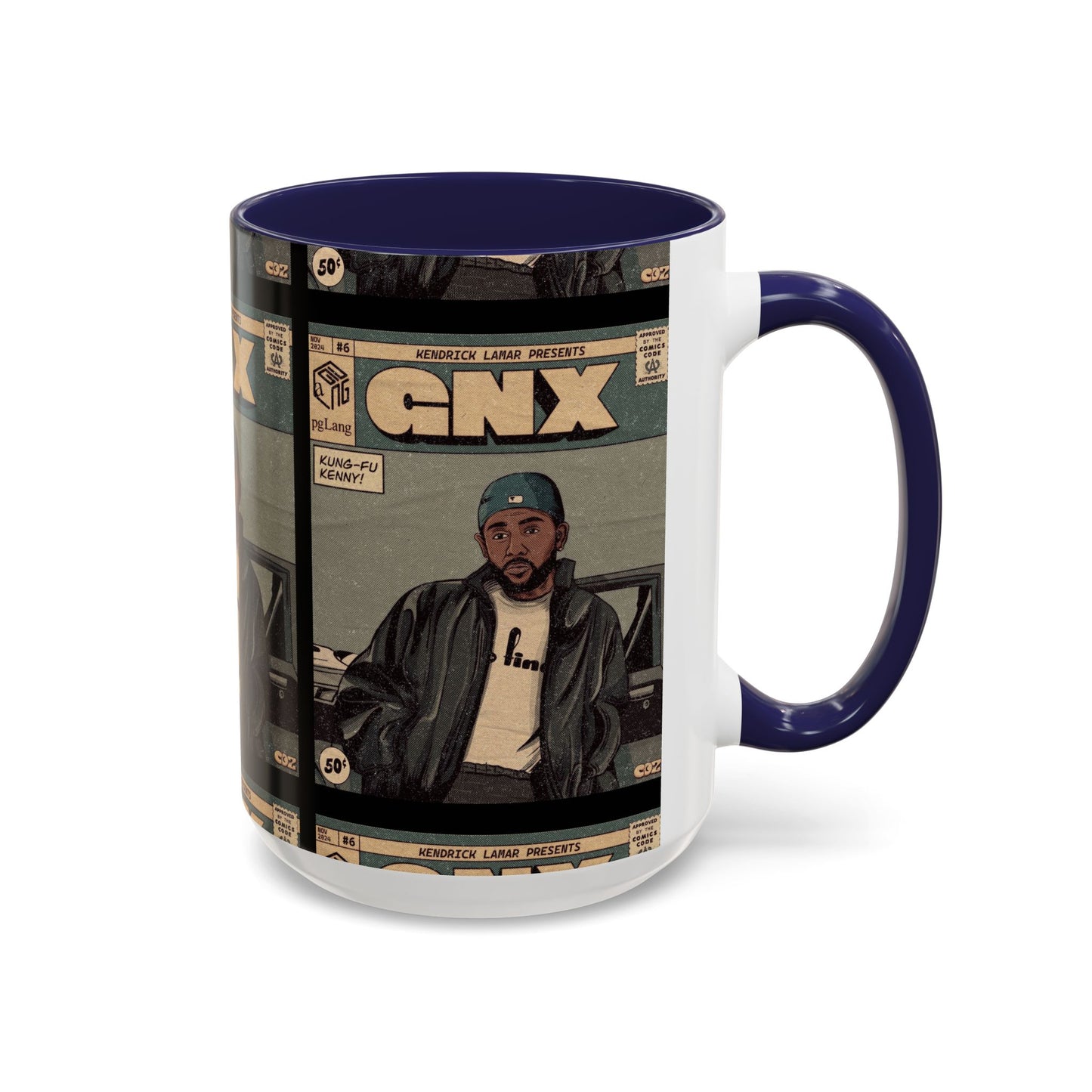Kendrick Lamar "GNX" Comic Cover Mug – Hip-Hop Art Coffee Cup, Gift for Music Fans