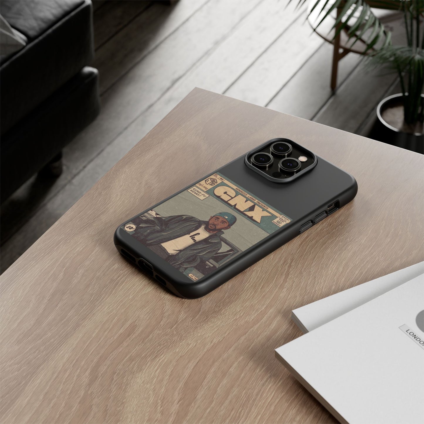 Kendrick Lamar "GNX" Comic Book Phone Case – Tough Shockproof Cover for iPhone, Samsung, & More
