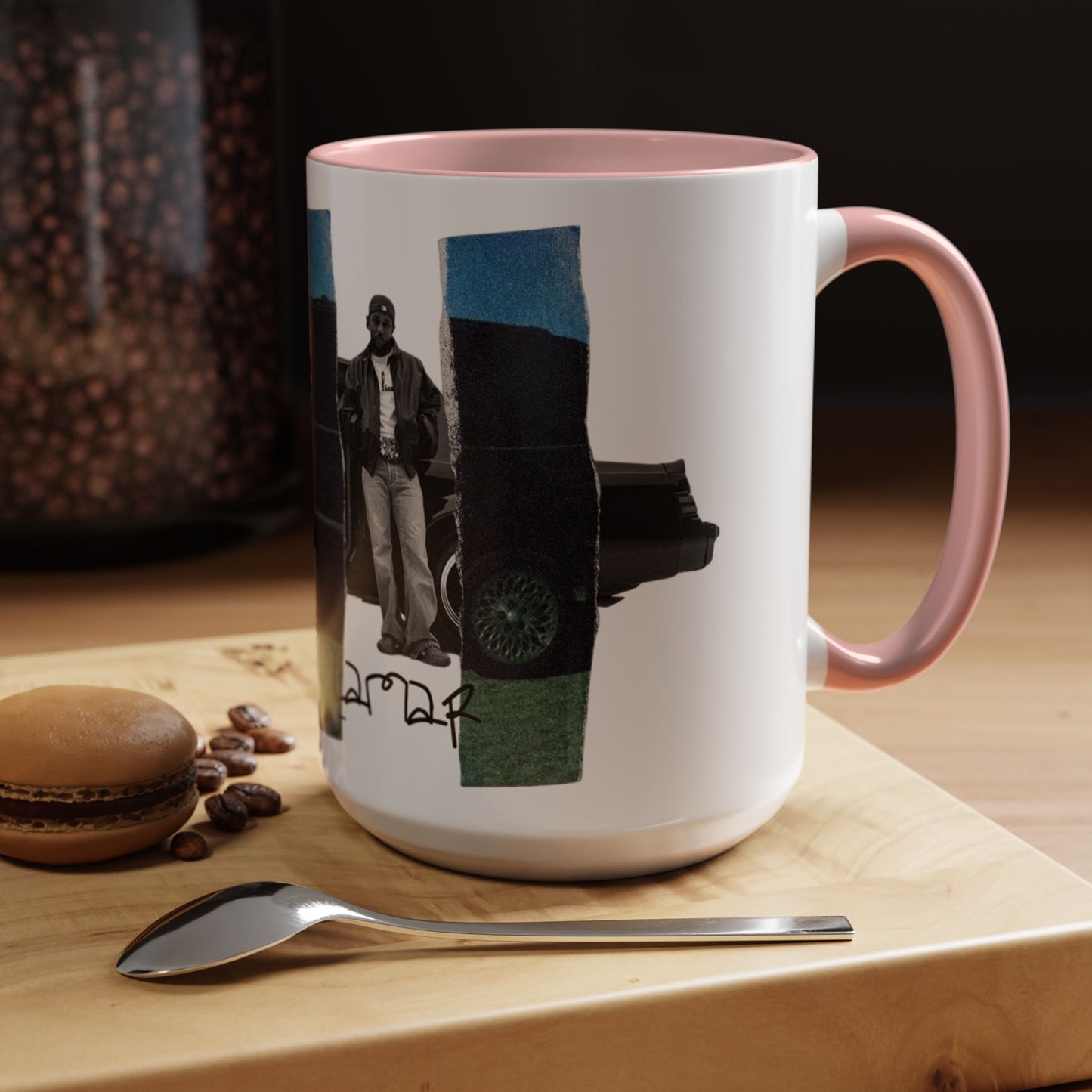 Kendrick Lamar GNX x Good Kid, M.A.A.D City Mashup Mug – Hip-Hop Fan Art Accent Coffee Cup