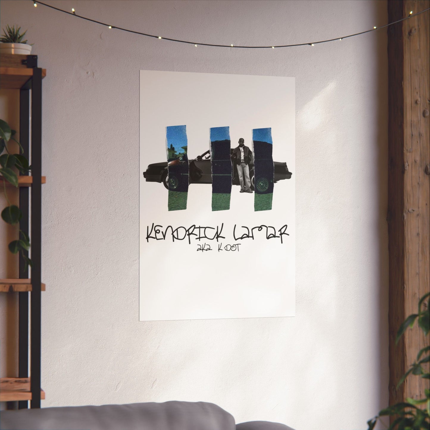 Kendrick Lamar GNX + Good Kid, m.A.A.d City Mashup Poster, Matte – Rap Wall Art, Hip-Hop Home Decor, Urban Music Print, Gift for Fan