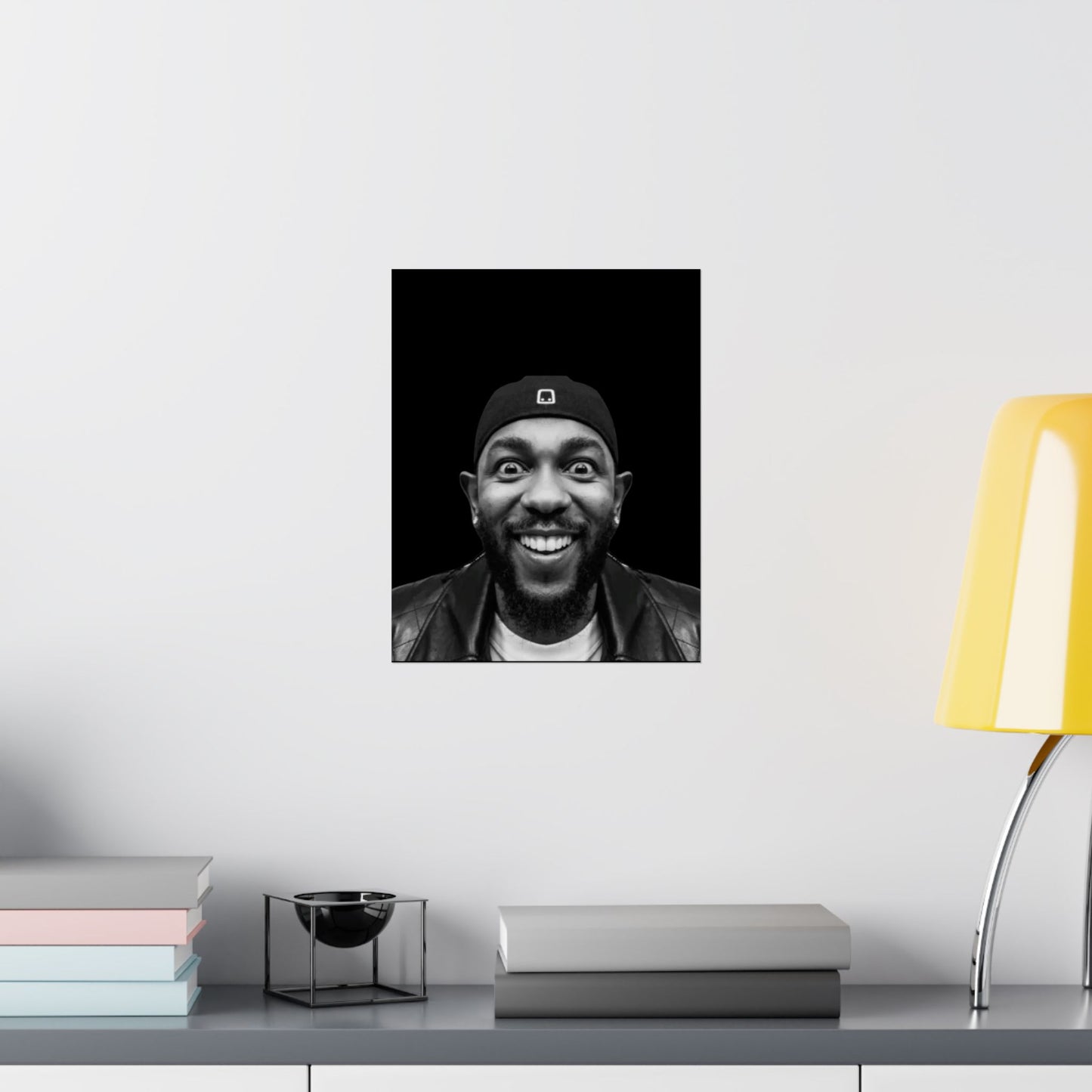 Kendrick Lamar Meme Face Mustard - Matte Posters