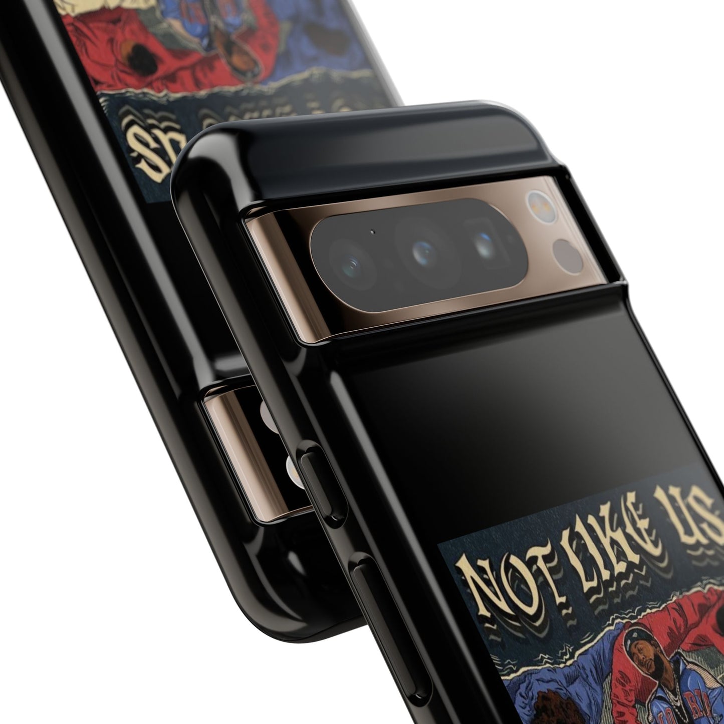 Kendrick Lamar "Not Like Us" Comic Book Cover Tough Phone Case – Hip Hop Art, Shockproof Dual-Layer Protection