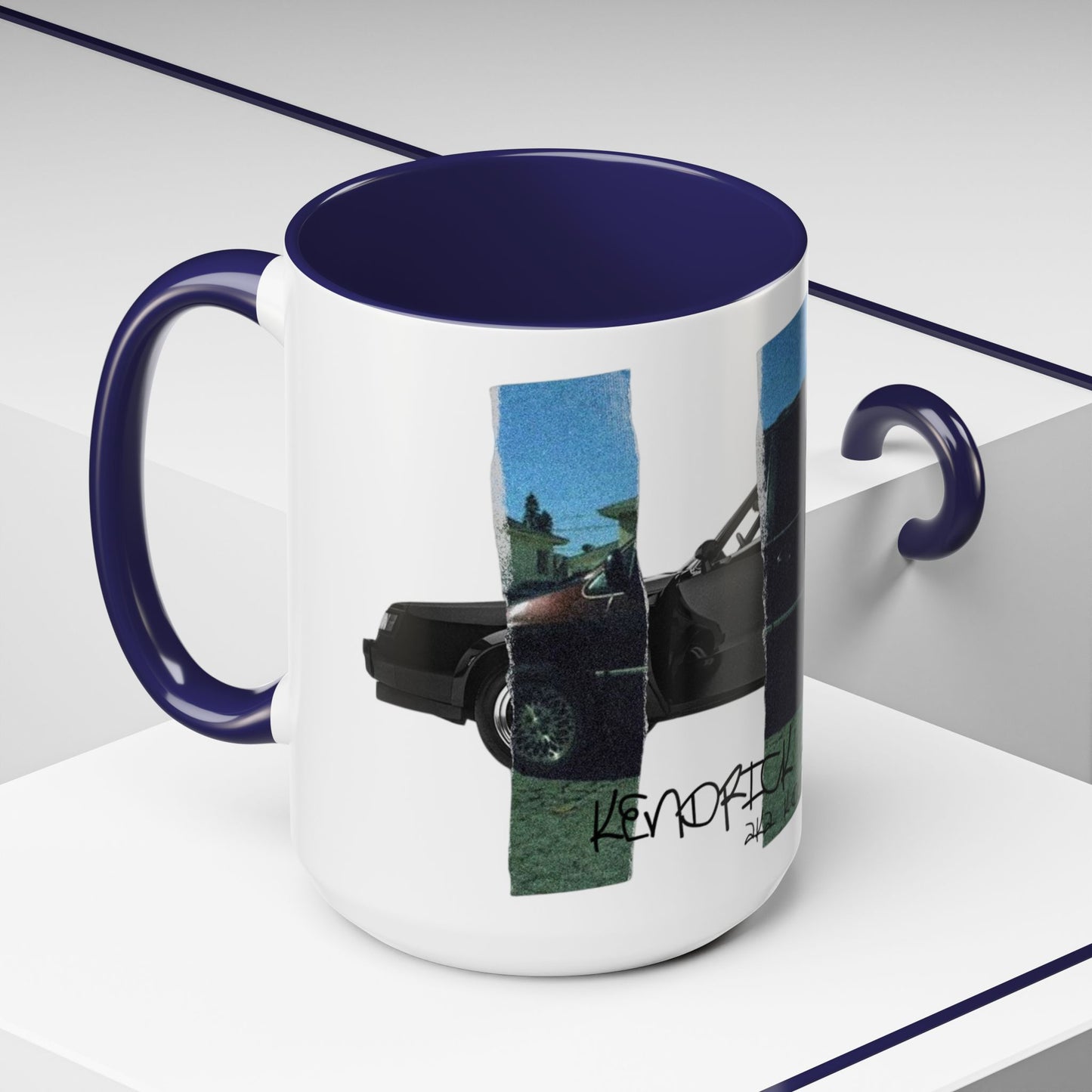 Kendrick Lamar GNX x Good Kid, M.A.A.D City Mashup Mug – Hip-Hop Fan Art Accent Coffee Cup