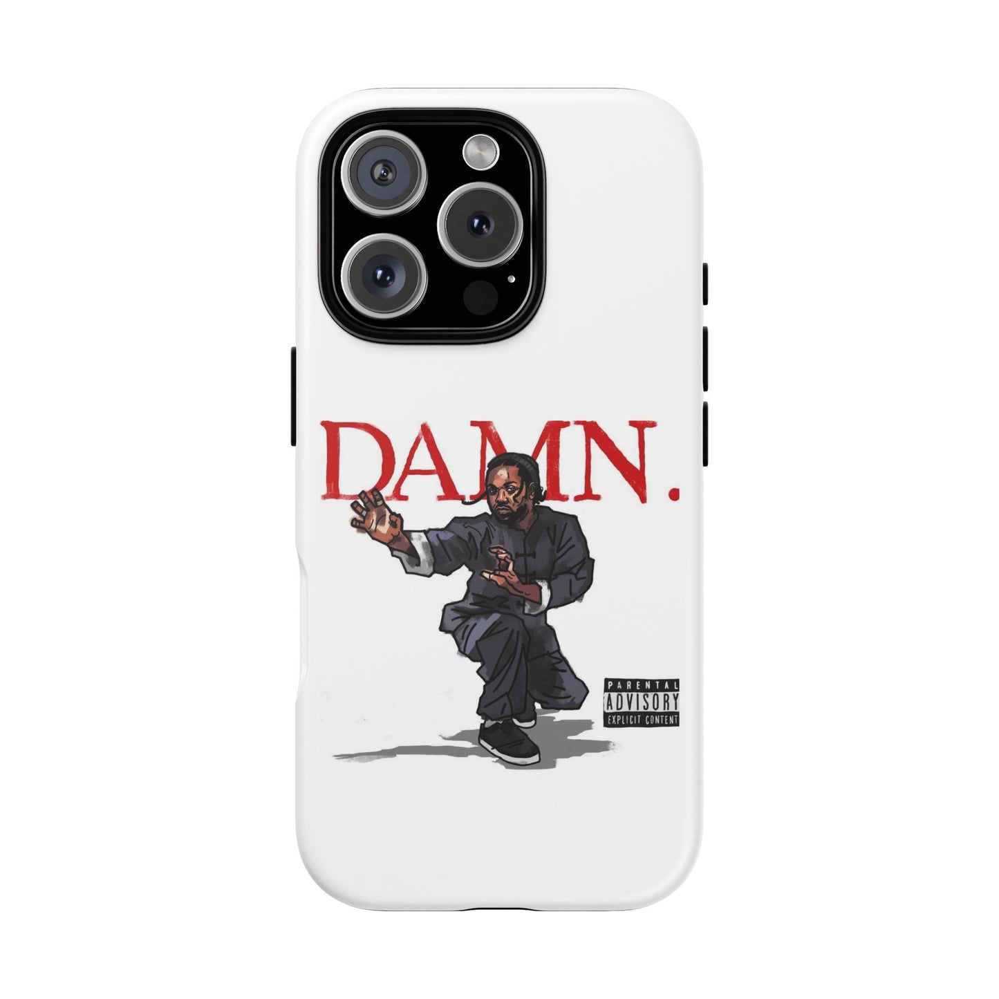 Kendrick Lamar “Kung Fu Kenny” DAMN Album Tough Phone Case – Shockproof Dual Layer Cover