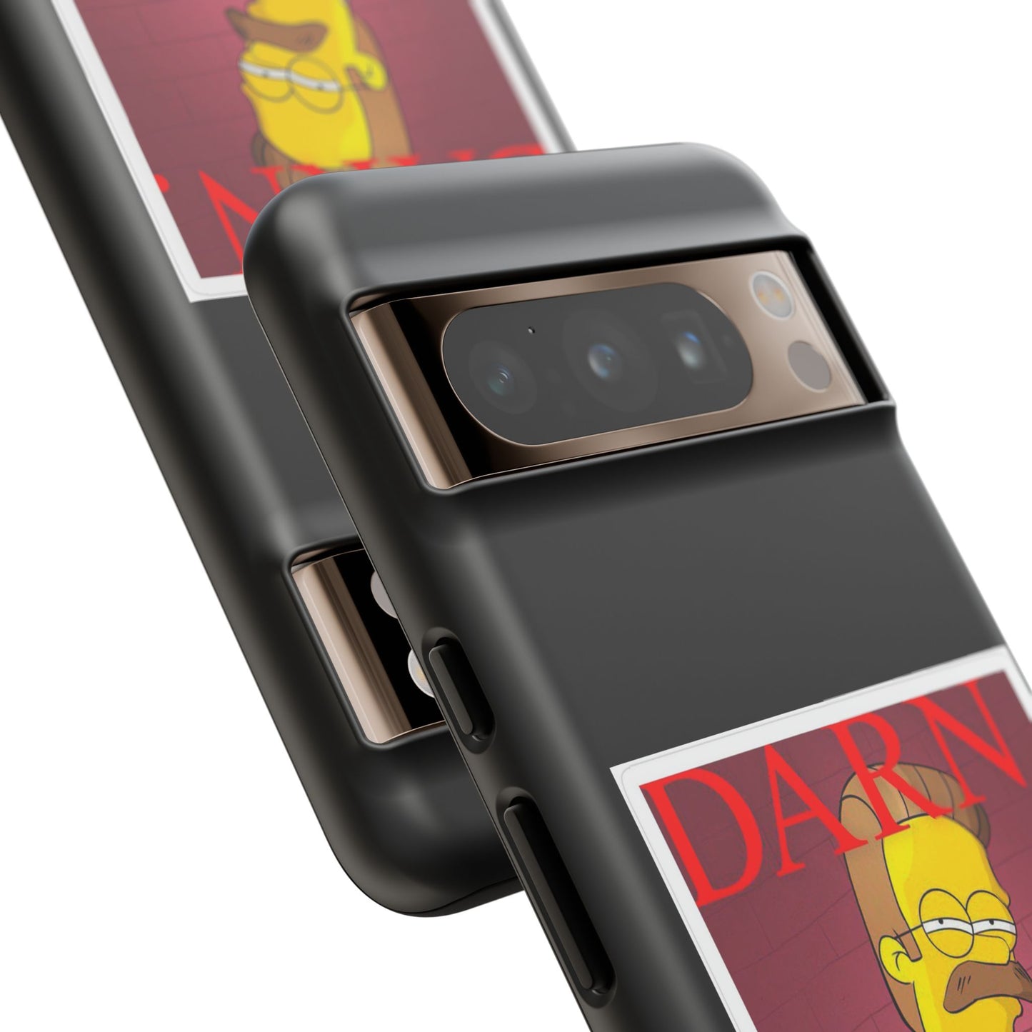 Kendrick Lamar X Simpsons "DARN" Ned Flanders Tough Phone Case – Funny Rap Mashup Cover for iPhone, Samsung, & More