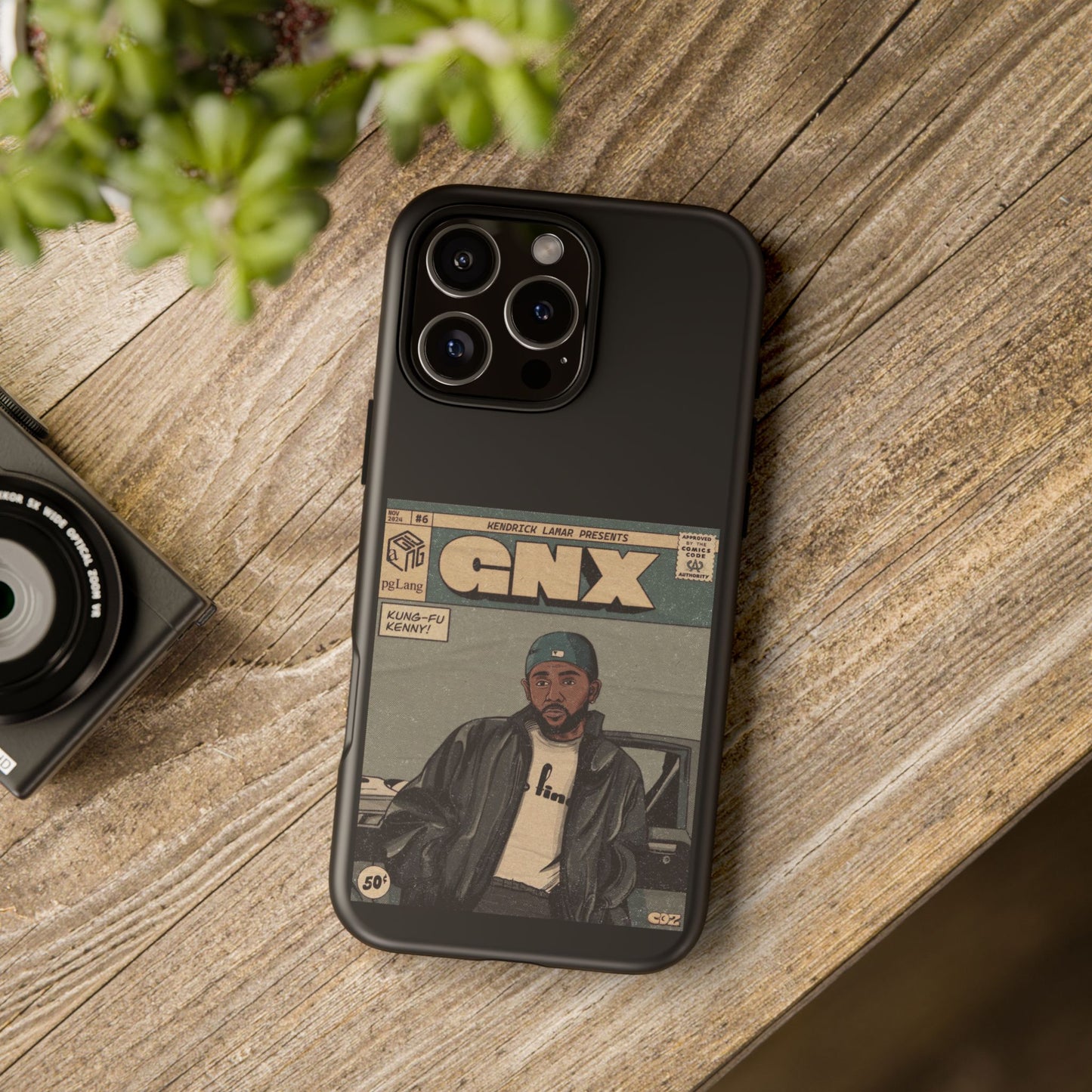 Kendrick Lamar "GNX" Comic Book Phone Case – Tough Shockproof Cover for iPhone, Samsung, & More