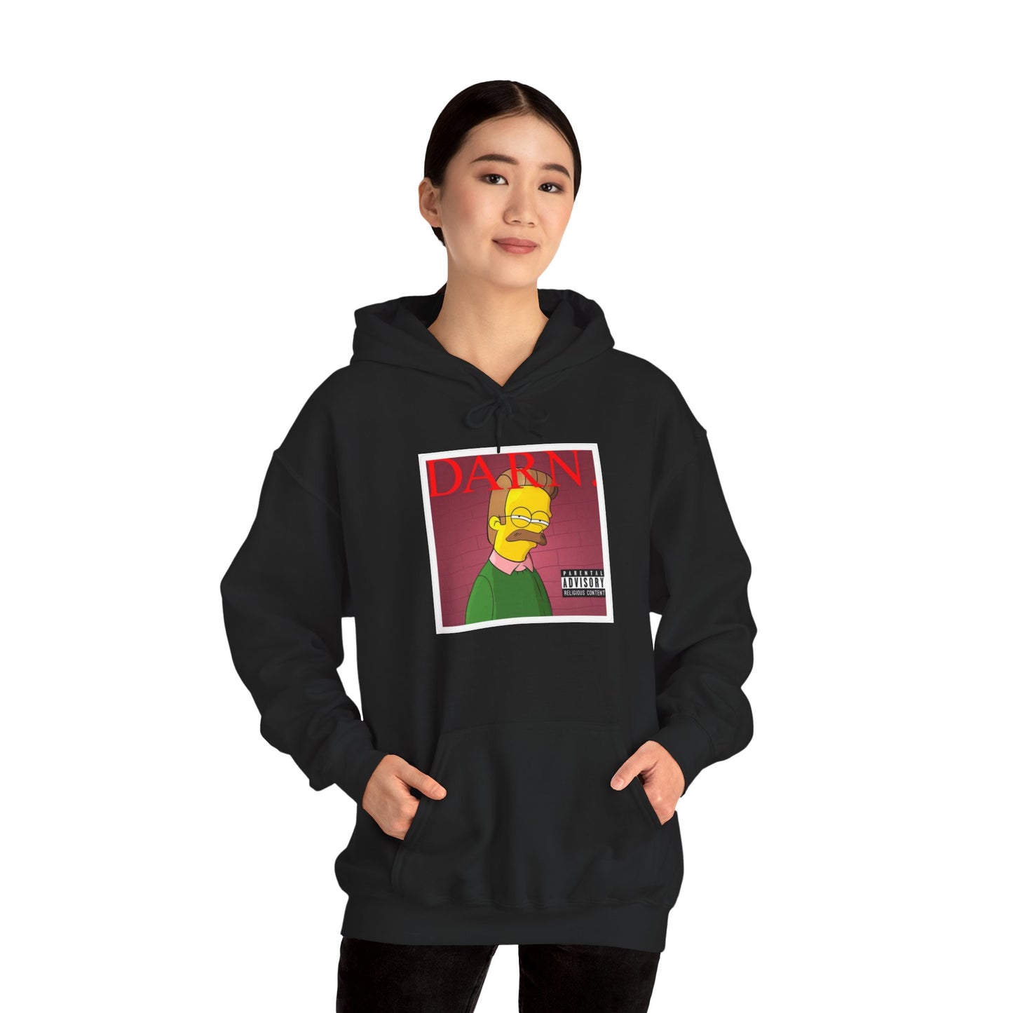 Kendrick Lamar X Simpsons "DARN" Ned Flanders Mashup Hoodie – Funny Rap Streetwear