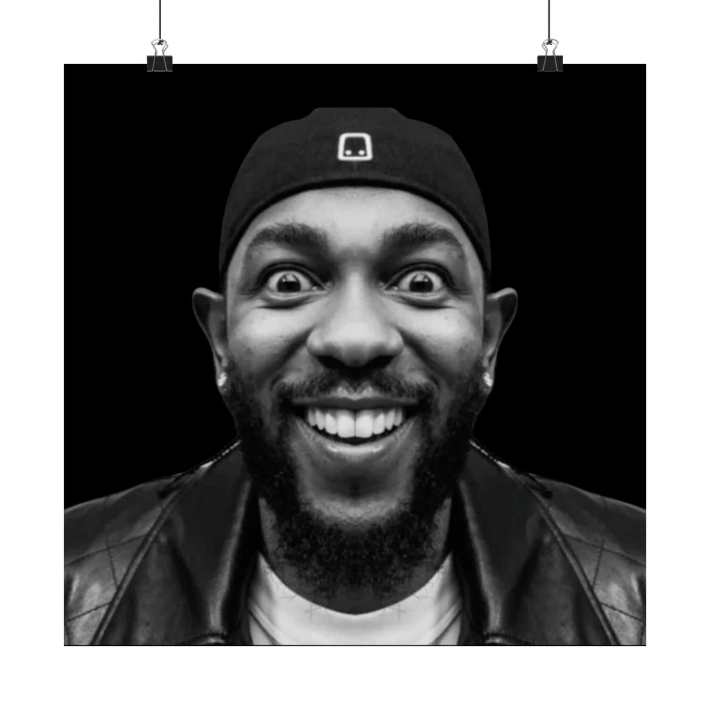 Kendrick Lamar Meme Face Mustard - Matte Posters
