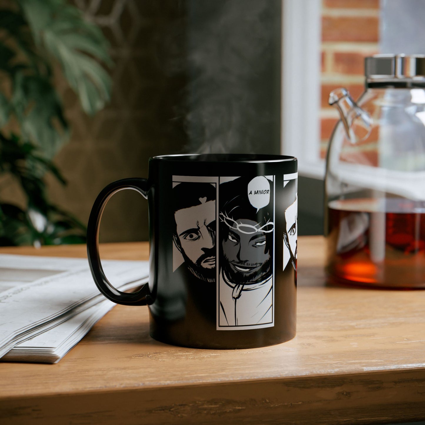 Kendrick Lamar Drake Anime Battle - Mug, Black (11oz, 15oz)