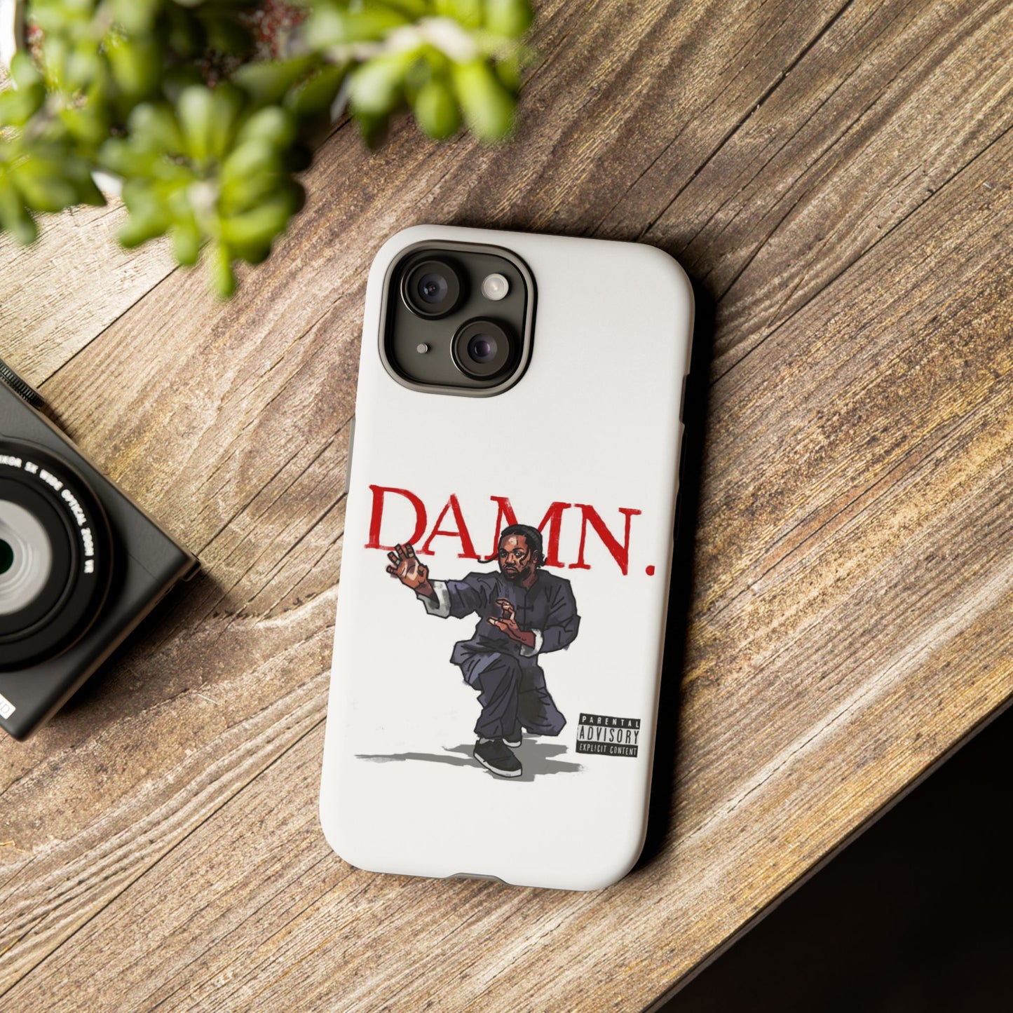 Kendrick Lamar “Kung Fu Kenny” DAMN Album Tough Phone Case – Shockproof Dual Layer Cover