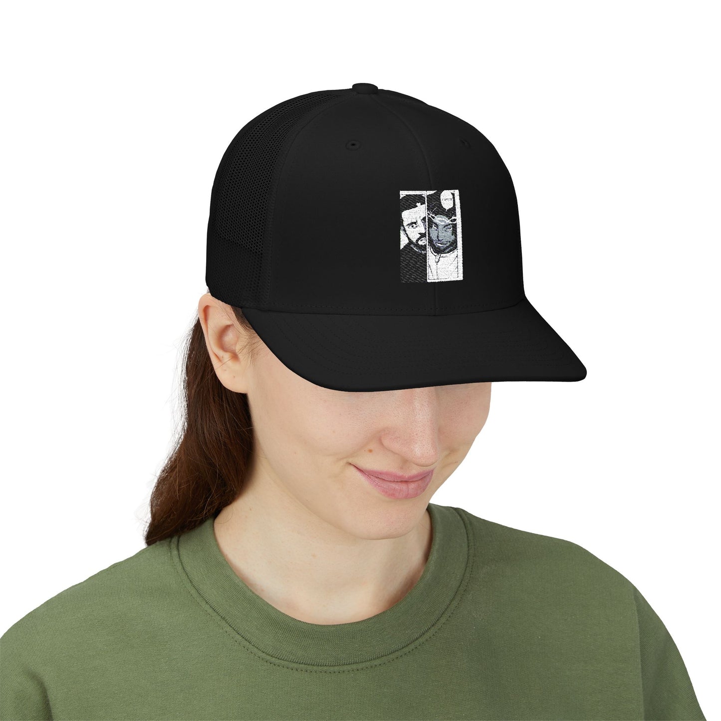 Kendrick Lamar Drake Anime Battle - Snapback Cap Embroidery