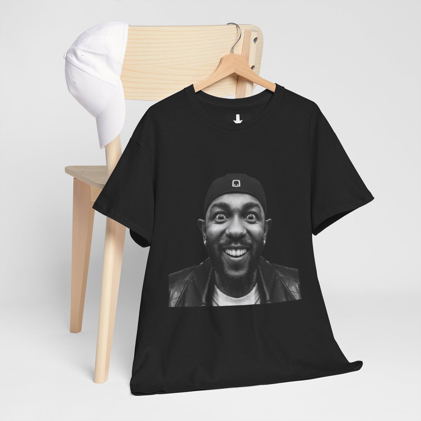 Kendrick Lamar Meme Face Mustard - T-Shirt/Unisex Heavy Cotton Shirt