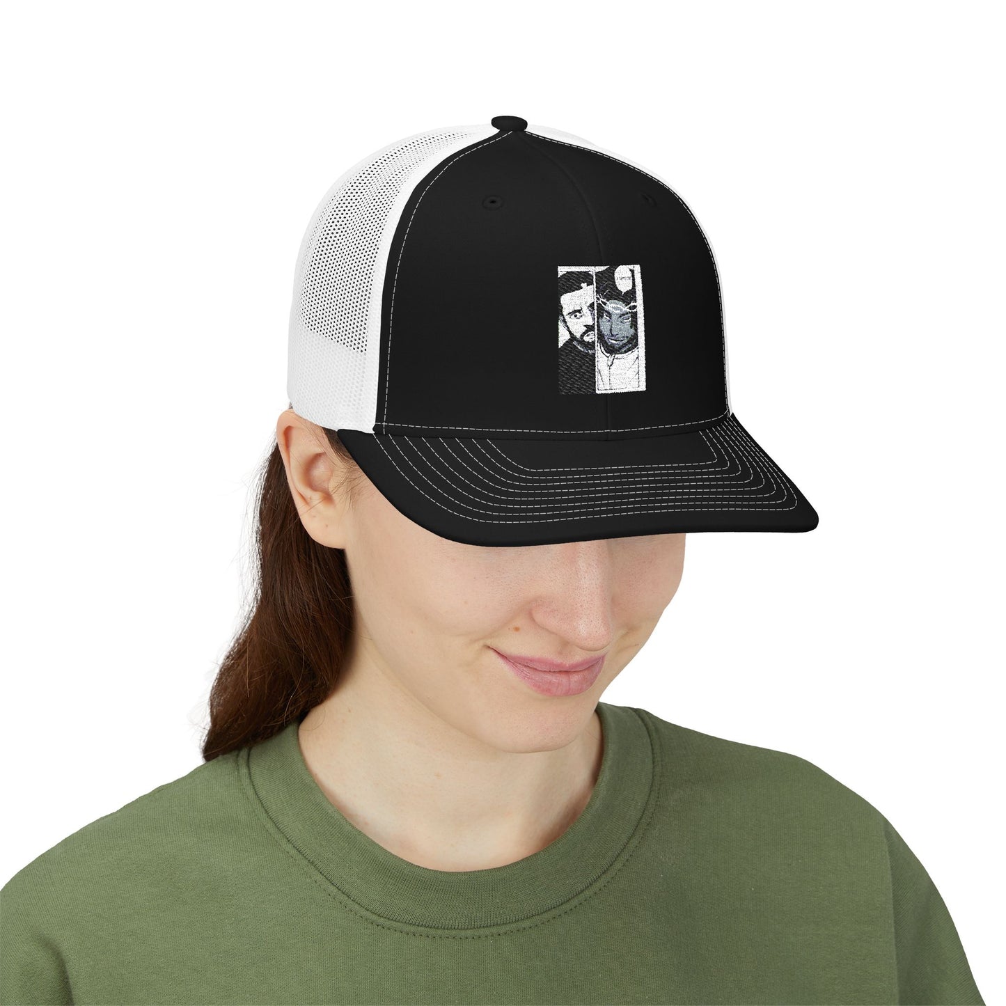 Kendrick Lamar Drake Anime Battle - Snapback Cap Embroidery