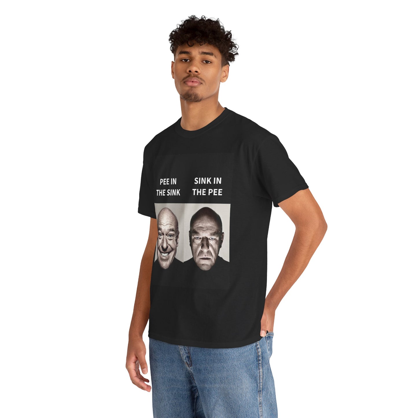 Dean Norris Breaking Bad "PEE IN THE SINK" Meme T-Shirt - WAS $24.99