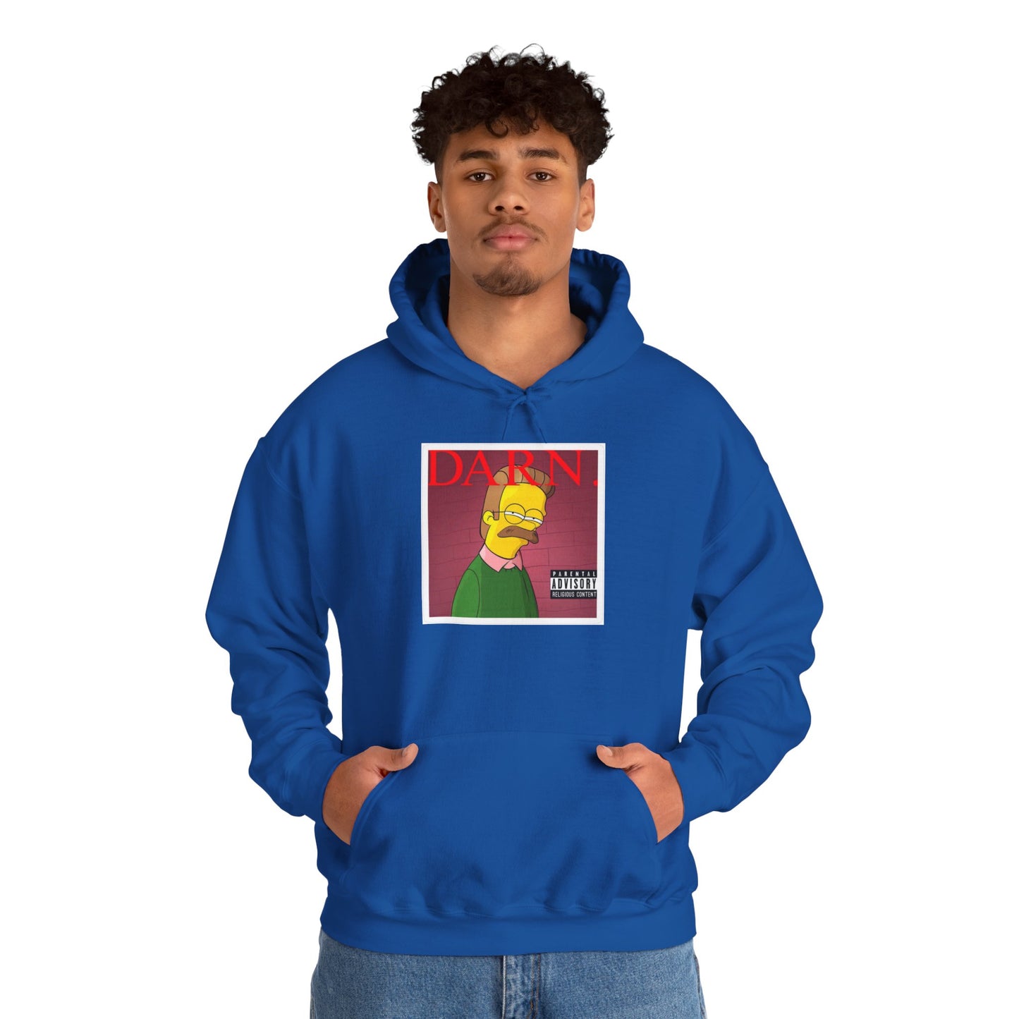 Kendrick Lamar X Simpsons "DARN" Ned Flanders Mashup Hoodie – Funny Rap Streetwear