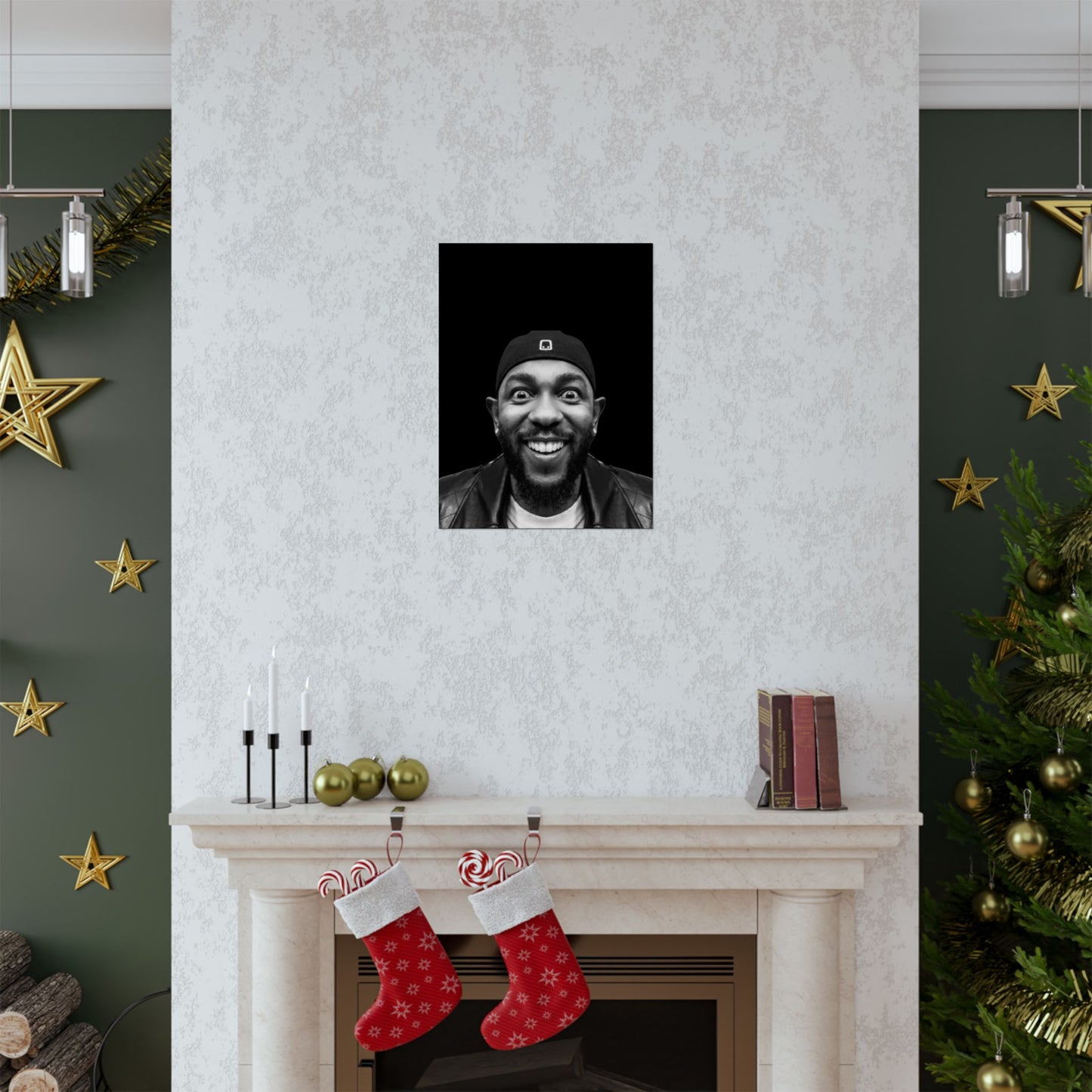 Kendrick Lamar Meme Face Mustard - Matte Posters