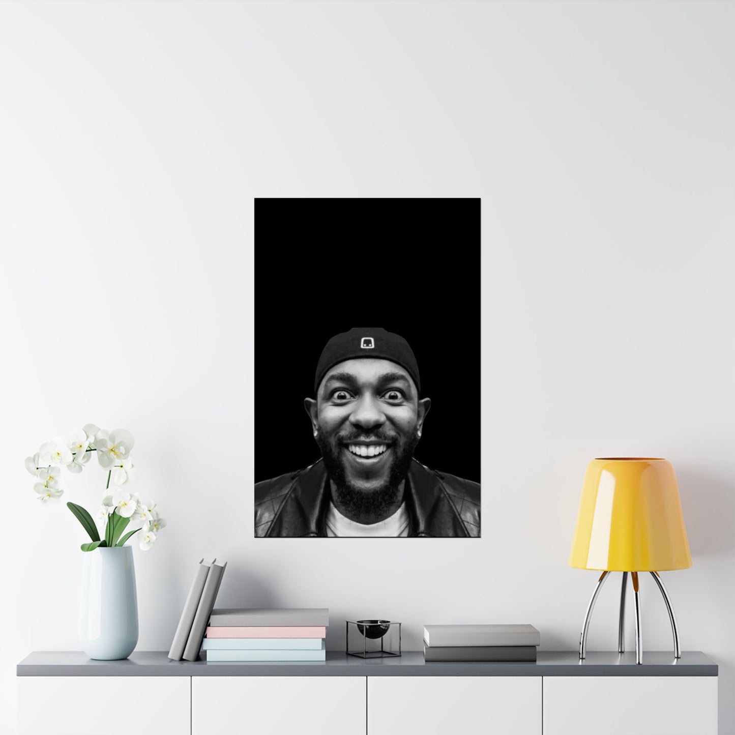 Kendrick Lamar Meme Face Mustard - Matte Posters