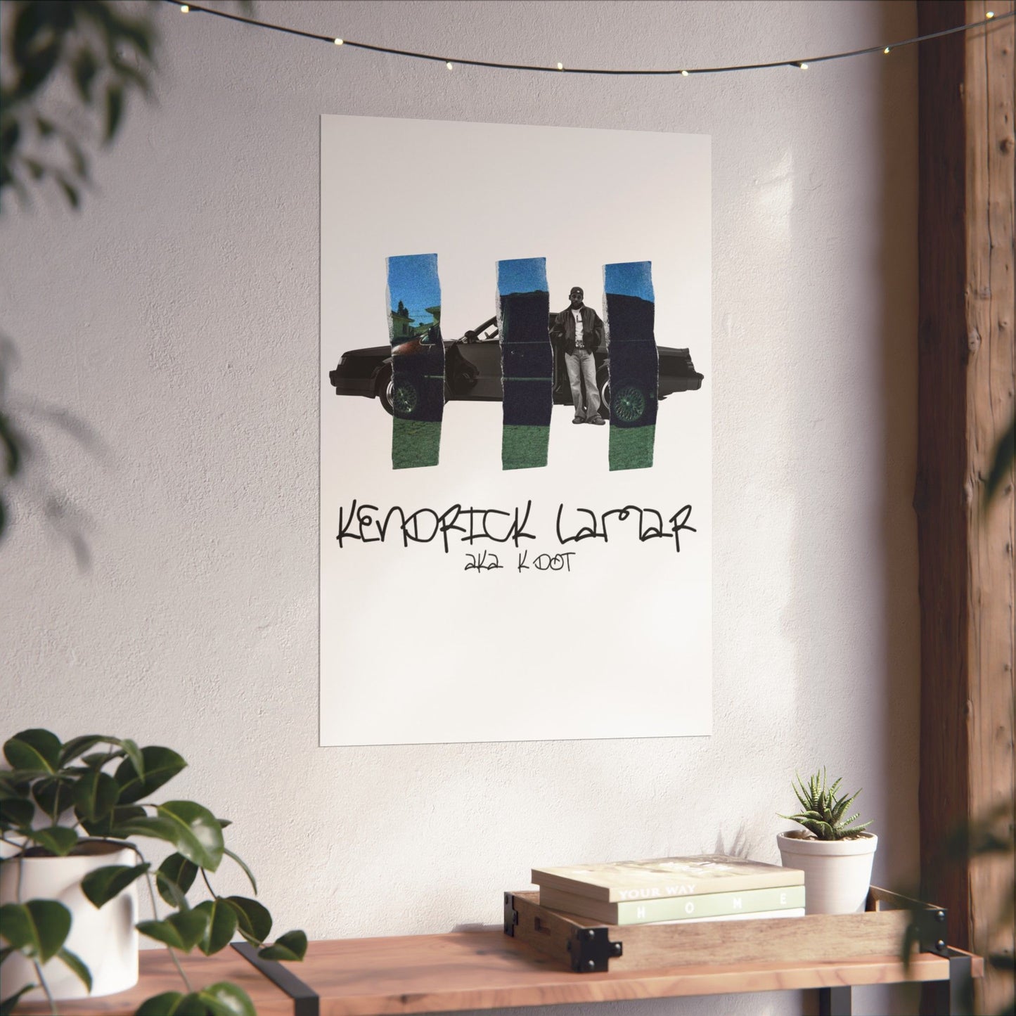 Kendrick Lamar GNX + Good Kid, m.A.A.d City Mashup Poster, Matte – Rap Wall Art, Hip-Hop Home Decor, Urban Music Print, Gift for Fan