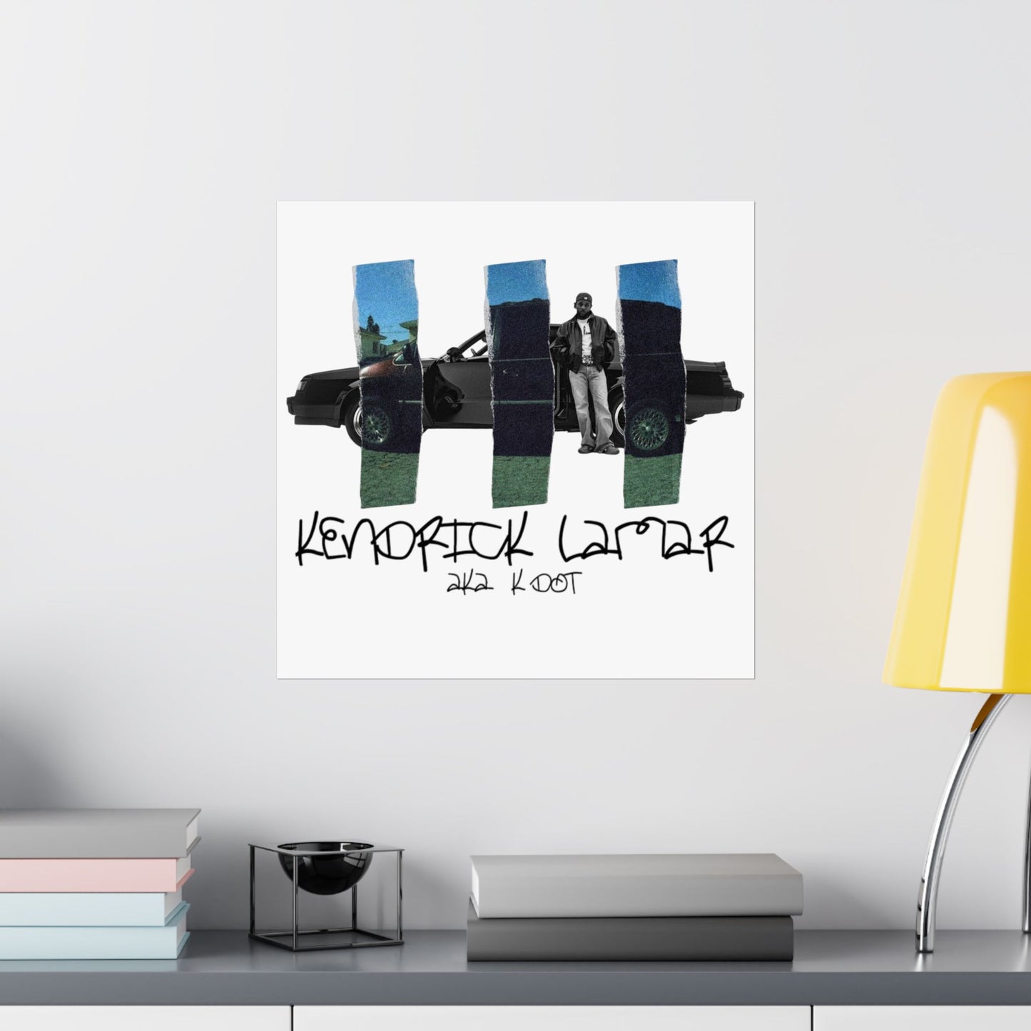 Kendrick Lamar GNX + Good Kid, m.A.A.d City Mashup Poster, Matte – Rap Wall Art, Hip-Hop Home Decor, Urban Music Print, Gift for Fan