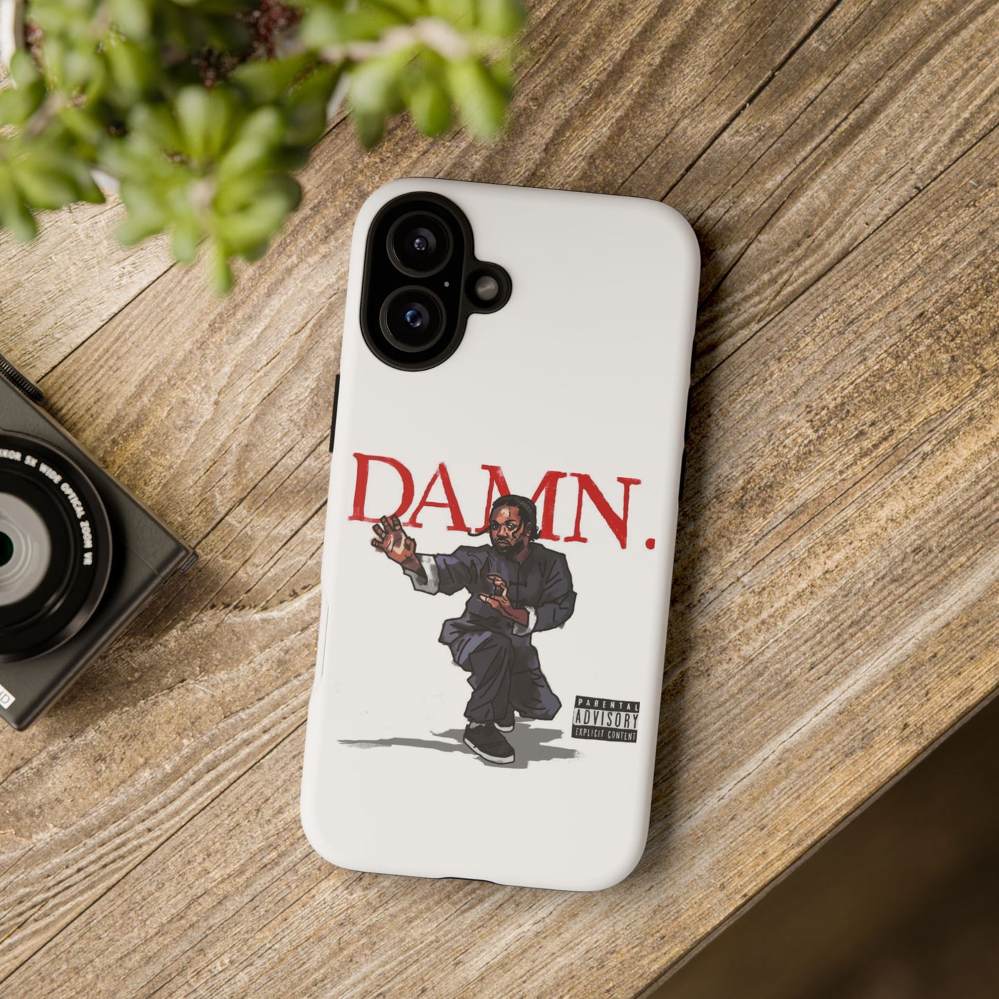 Kendrick Lamar “Kung Fu Kenny” DAMN Album Tough Phone Case – Shockproof Dual Layer Cover