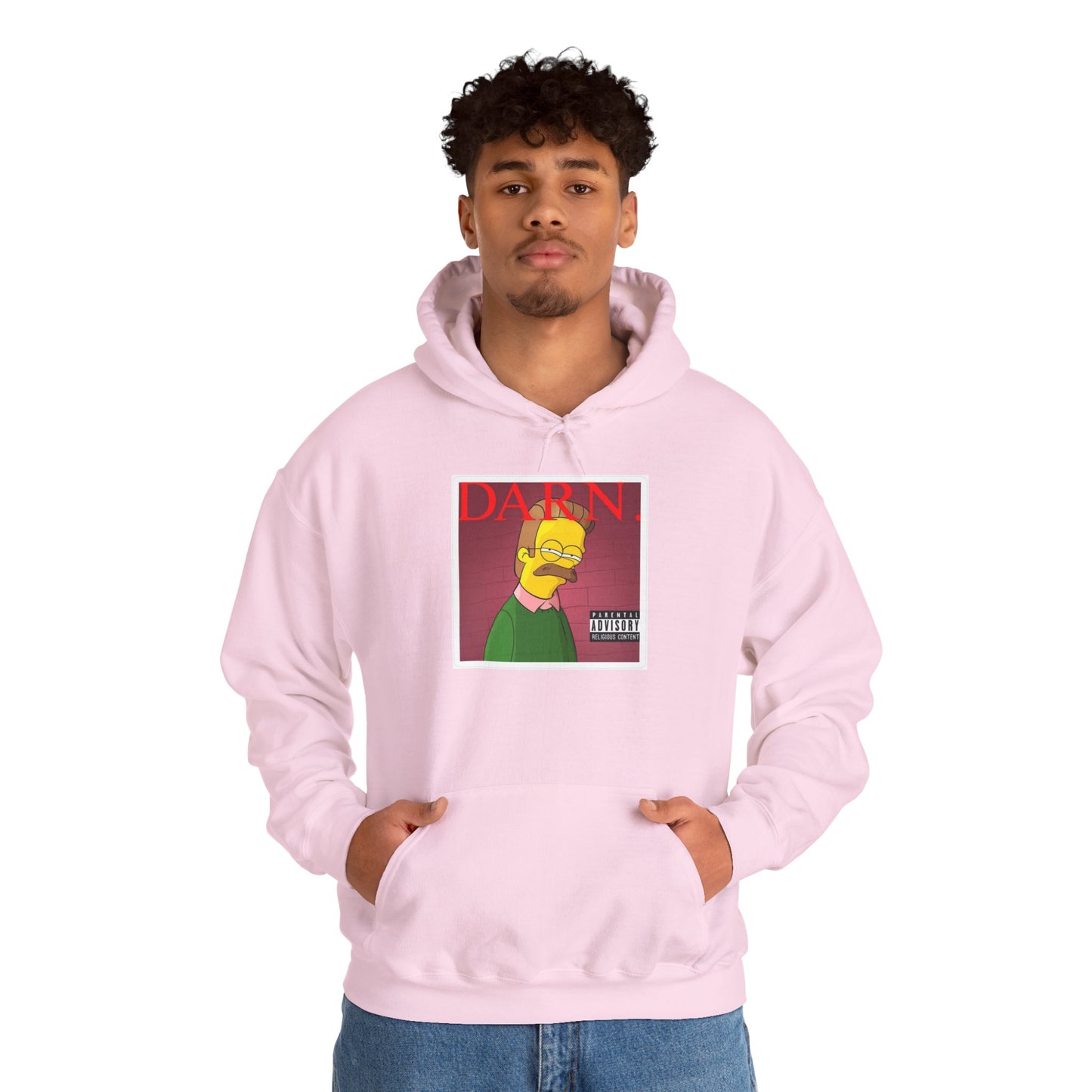 Kendrick Lamar X Simpsons "DARN" Ned Flanders Mashup Hoodie – Funny Rap Streetwear
