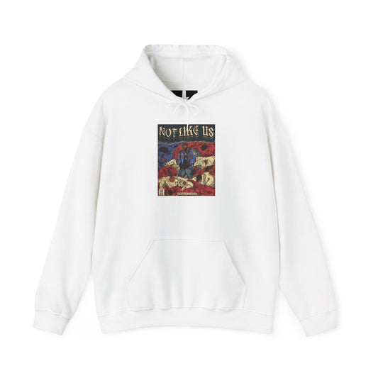 Kendrick Lamar "Not Like Us" Comic Book Hoodie – Hip Hop Fan Art Sweatshirt, Unisex Streetwear Gift